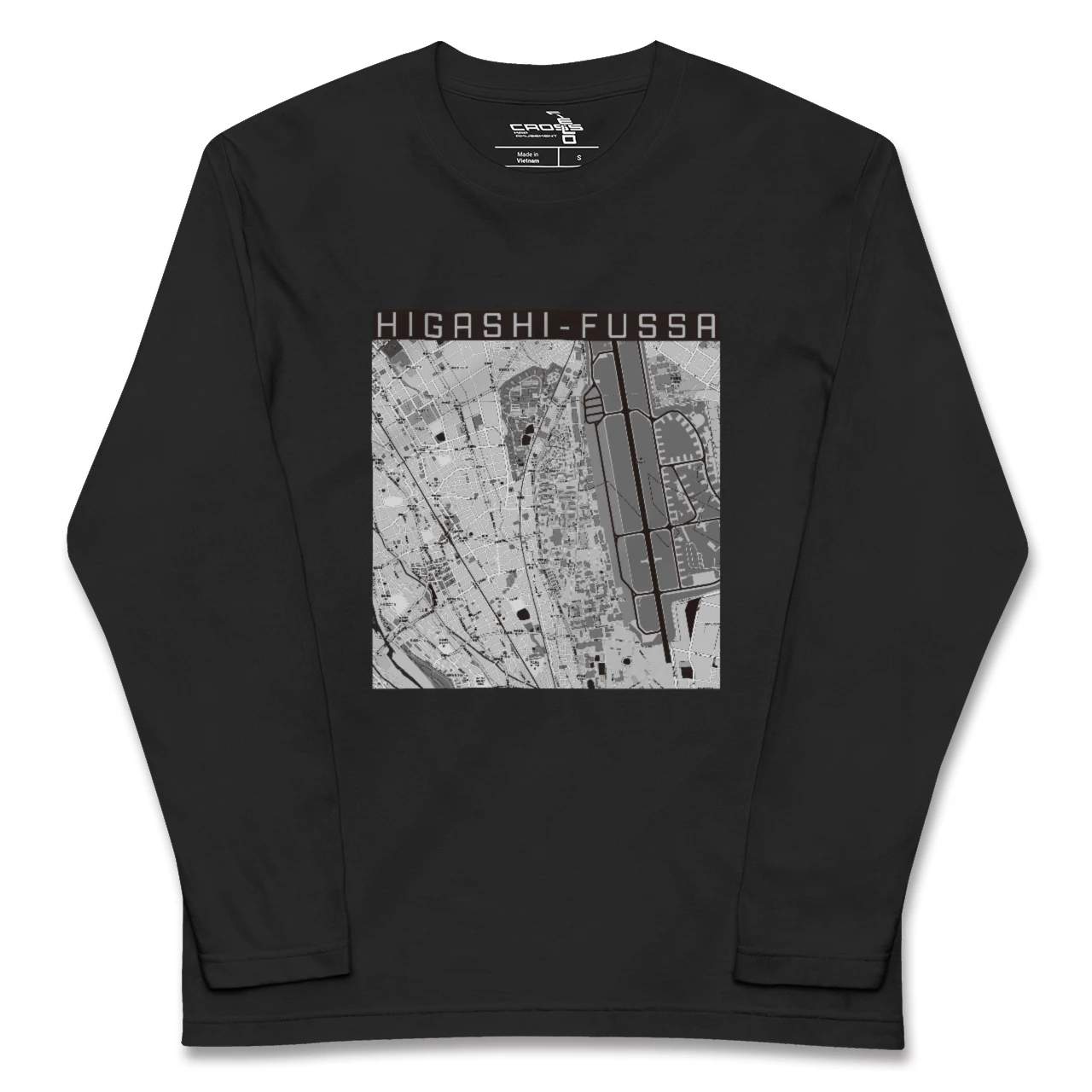 【東福生(東京都)】地図柄ロングスリーブTシャツ