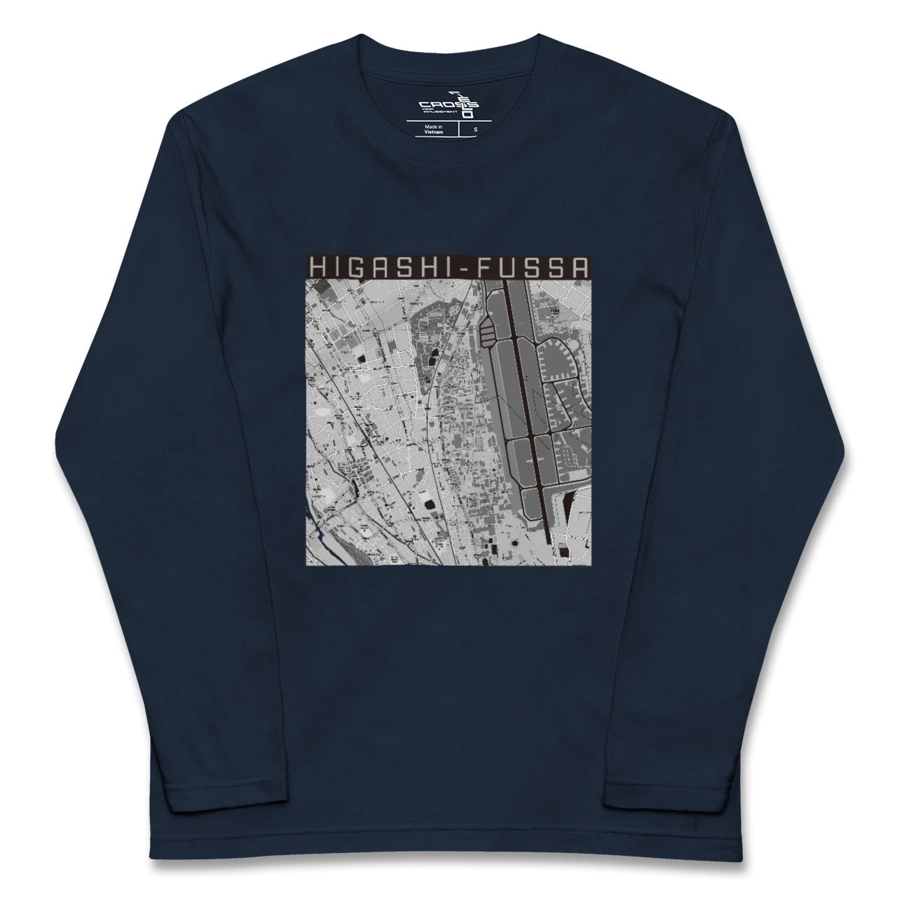 【東福生(東京都)】地図柄ロングスリーブTシャツ