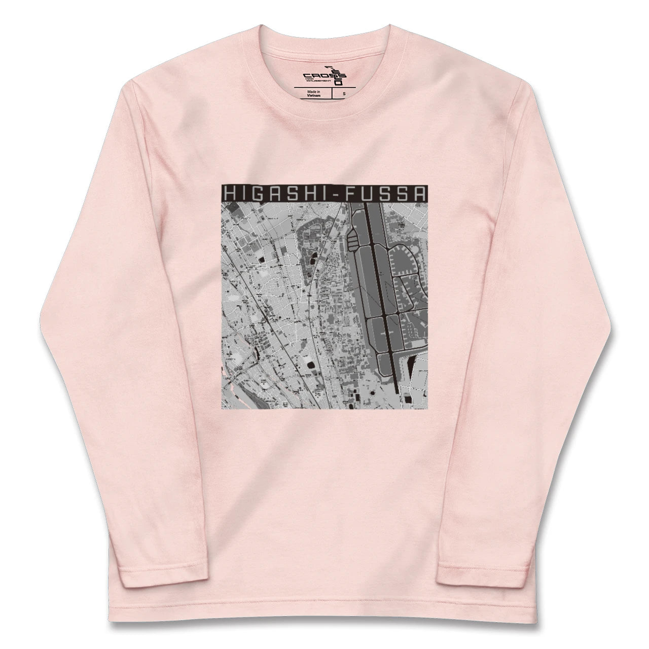 【東福生(東京都)】地図柄ロングスリーブTシャツ