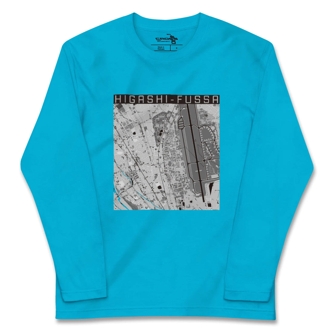 【東福生(東京都)】地図柄ロングスリーブTシャツ