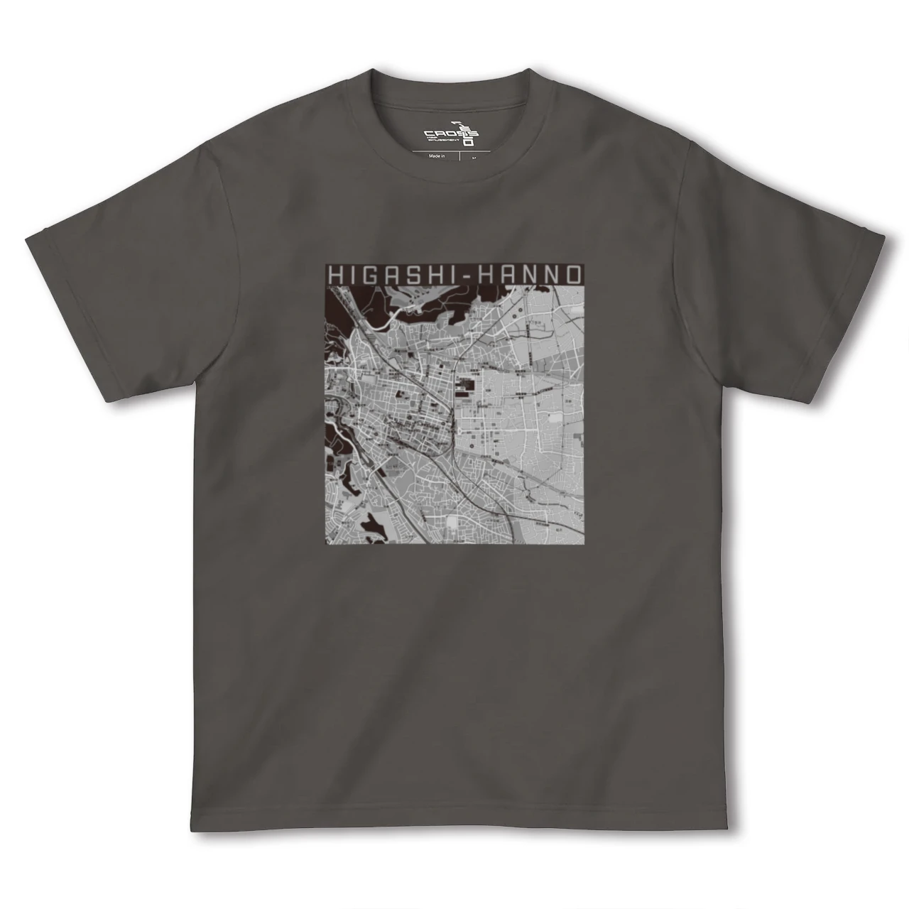 【東飯能(埼玉県)】地図柄ヘビーウェイトTシャツ