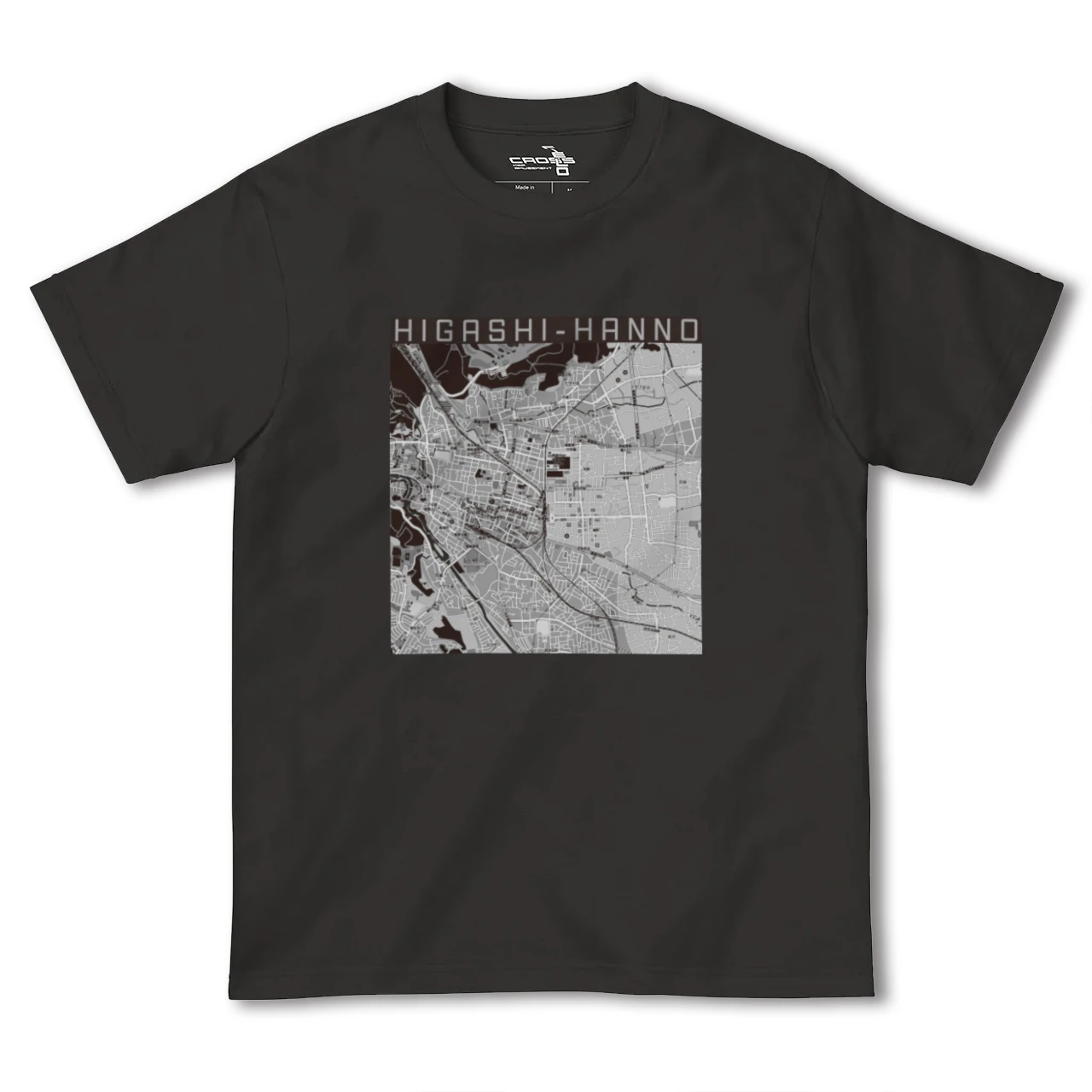 【東飯能(埼玉県)】地図柄ヘビーウェイトTシャツ
