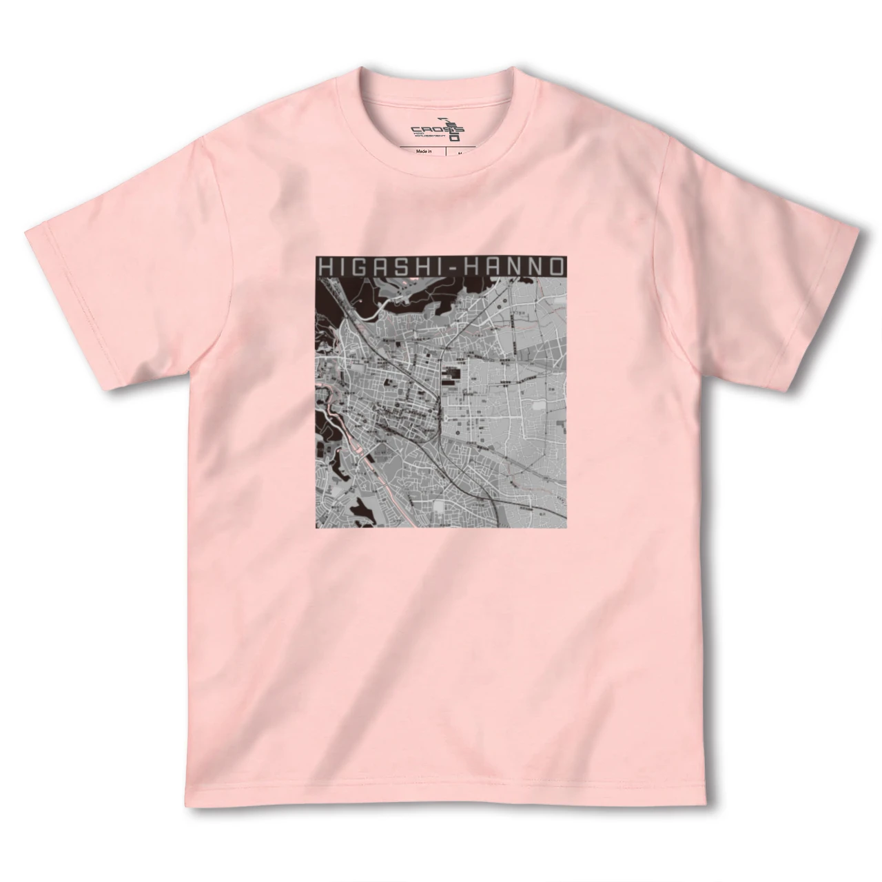 【東飯能(埼玉県)】地図柄ヘビーウェイトTシャツ