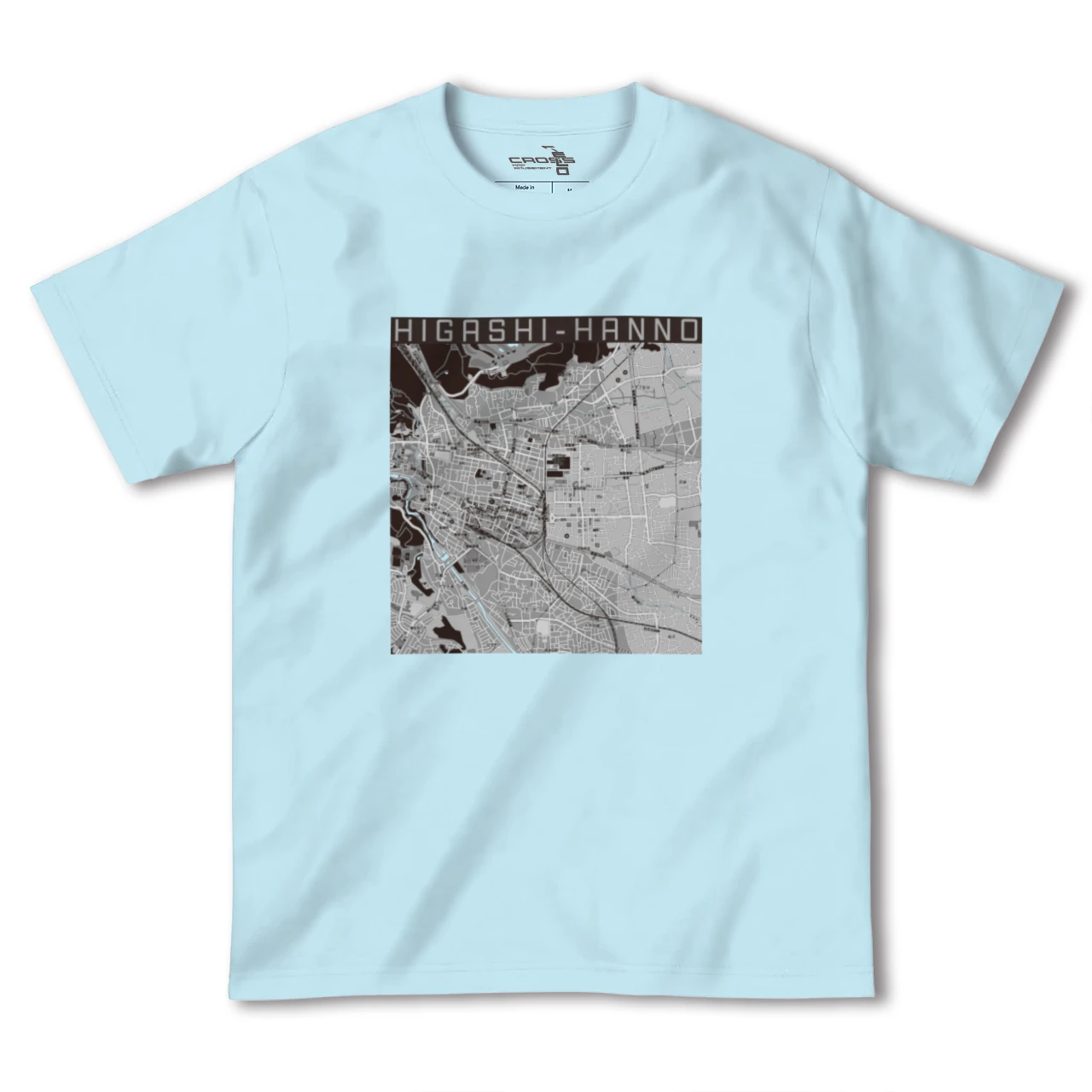 【東飯能(埼玉県)】地図柄ヘビーウェイトTシャツ
