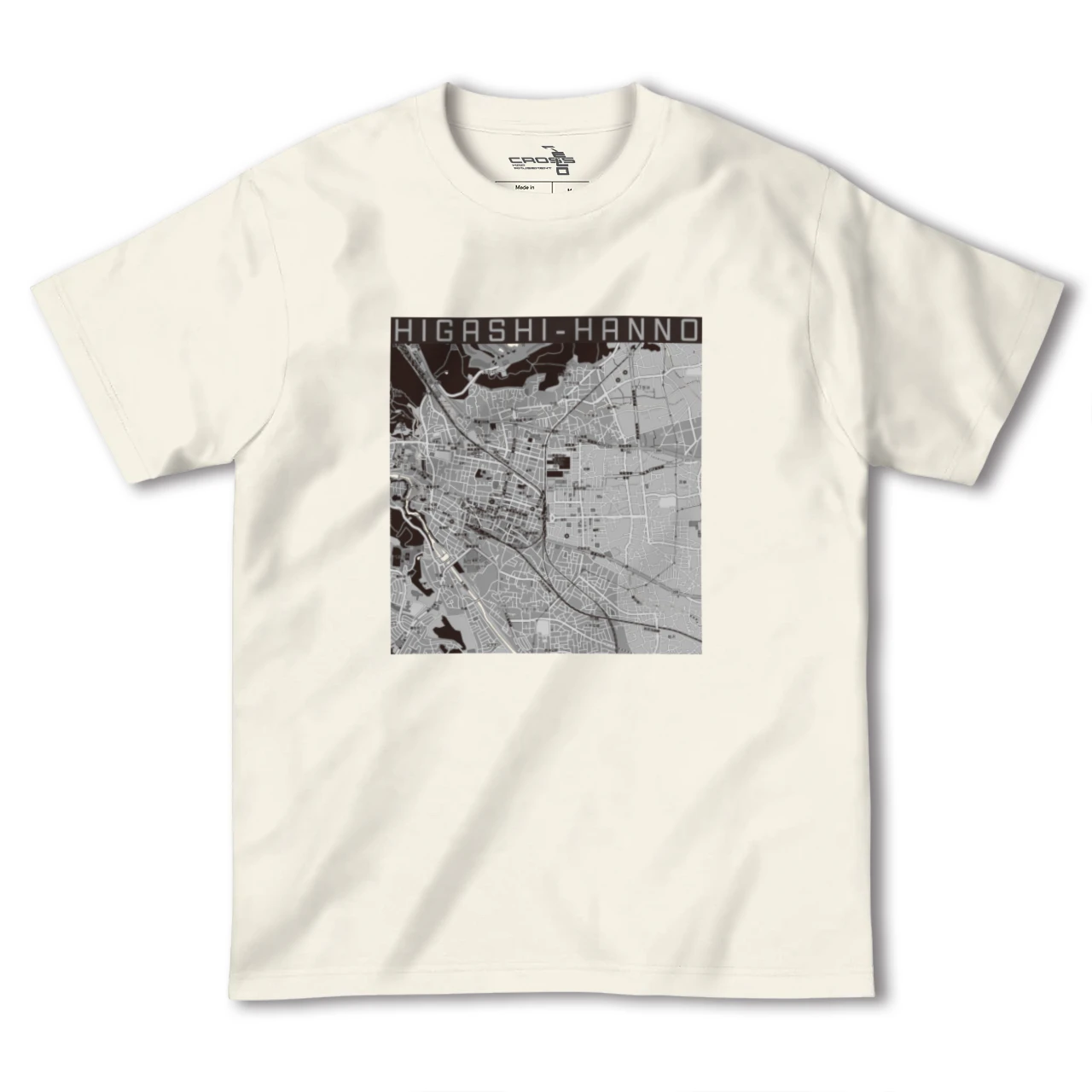 【東飯能(埼玉県)】地図柄ヘビーウェイトTシャツ