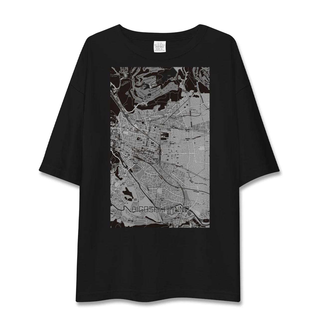 【東飯能(埼玉県)】地図柄ビッグシルエットTシャツ