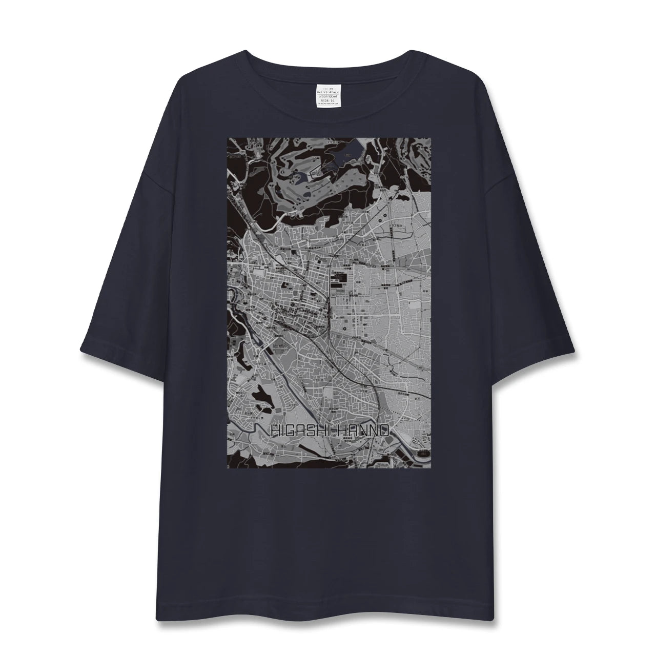 【東飯能(埼玉県)】地図柄ビッグシルエットTシャツ