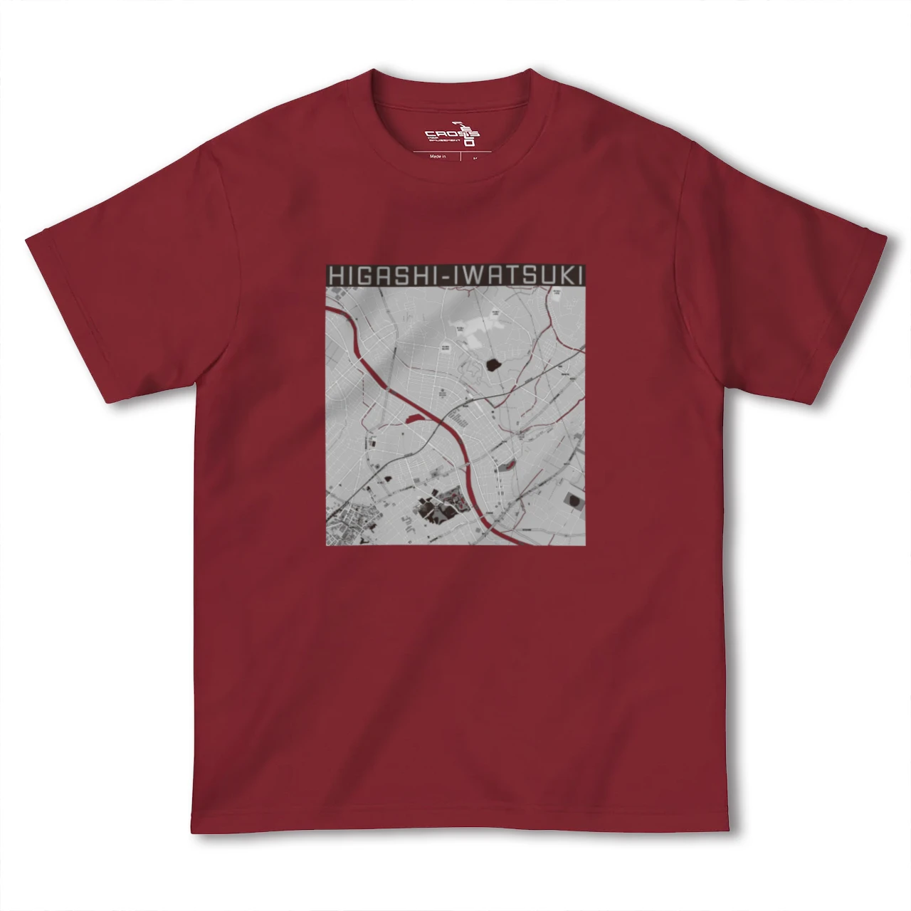 【東岩槻(埼玉県)】地図柄ヘビーウェイトTシャツ