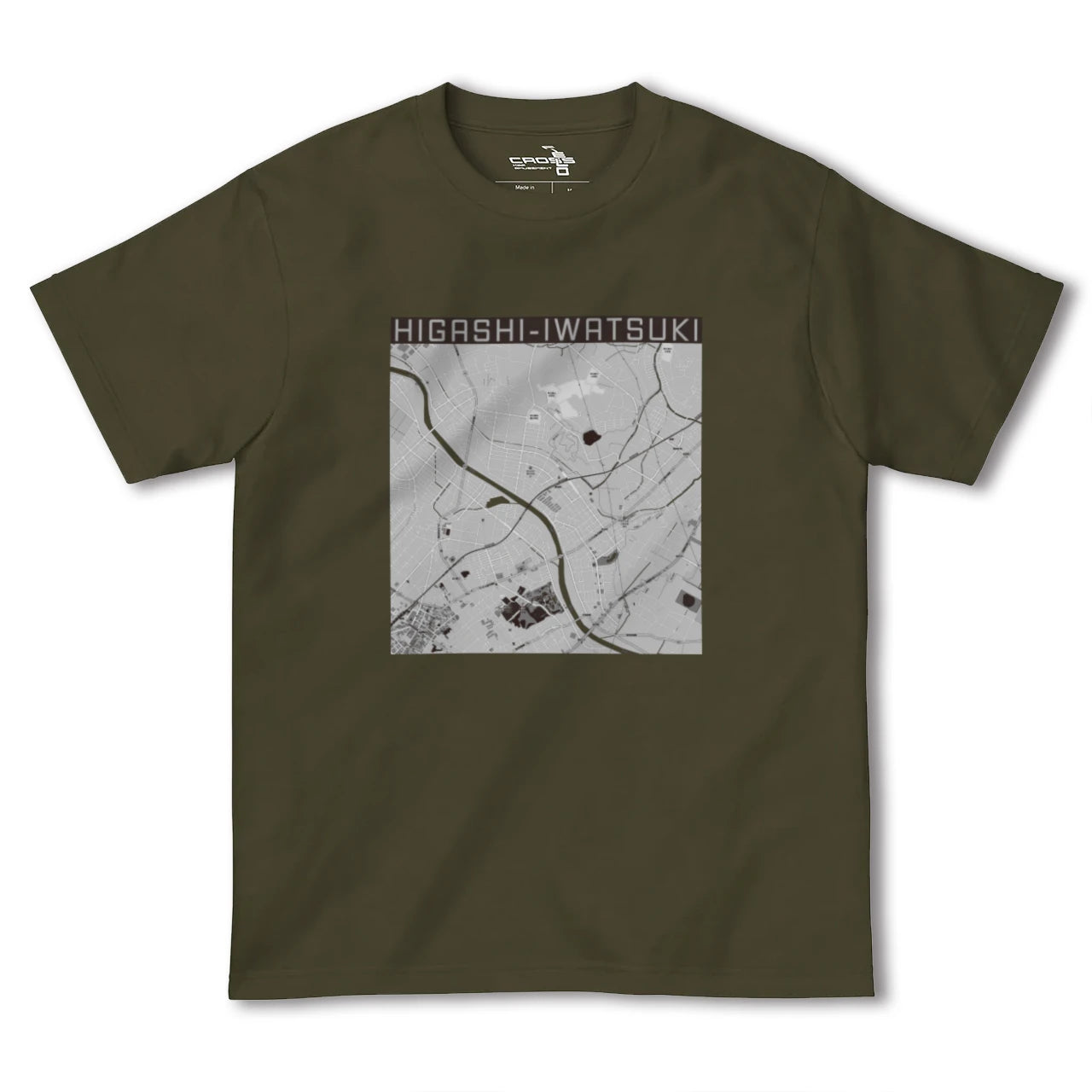 【東岩槻(埼玉県)】地図柄ヘビーウェイトTシャツ