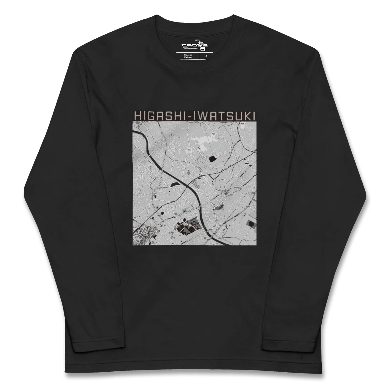 【東岩槻(埼玉県)】地図柄ロングスリーブTシャツ