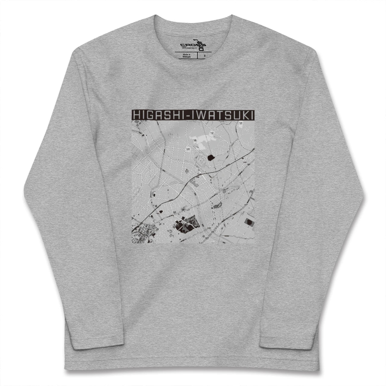 【東岩槻(埼玉県)】地図柄ロングスリーブTシャツ