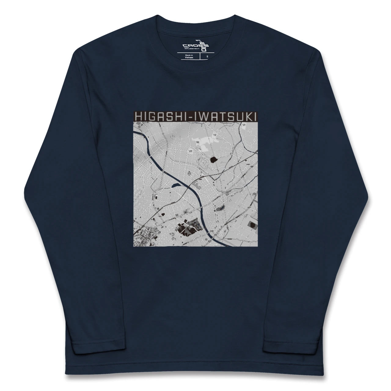 【東岩槻(埼玉県)】地図柄ロングスリーブTシャツ