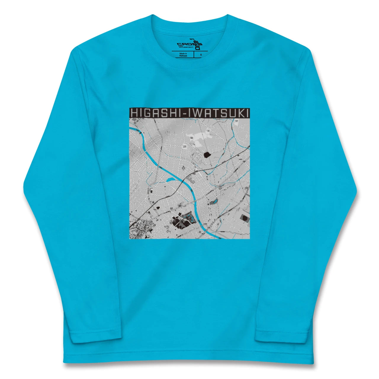 【東岩槻(埼玉県)】地図柄ロングスリーブTシャツ
