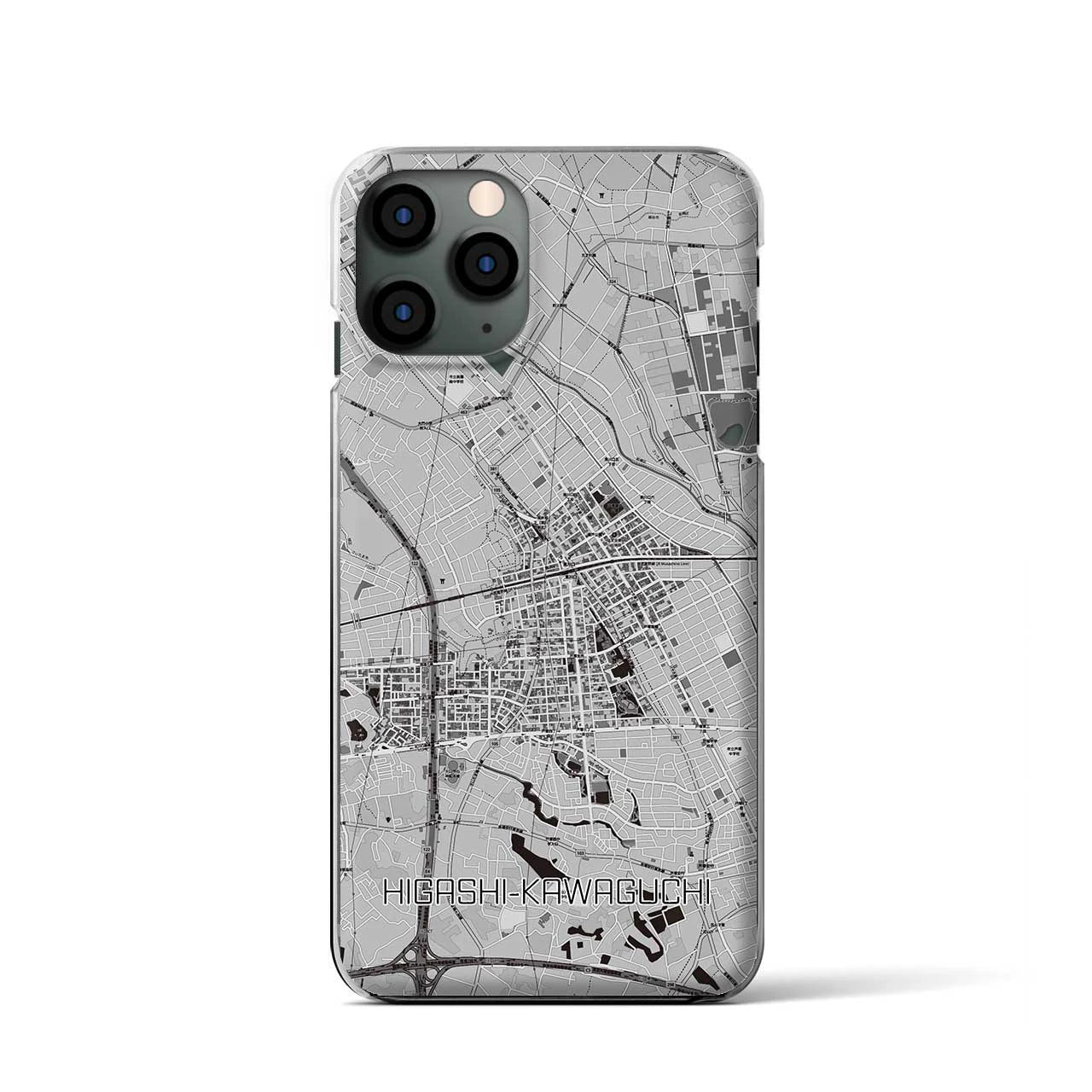 【東川口(埼玉県)】地図柄iPhoneケース(クリアタイプ)