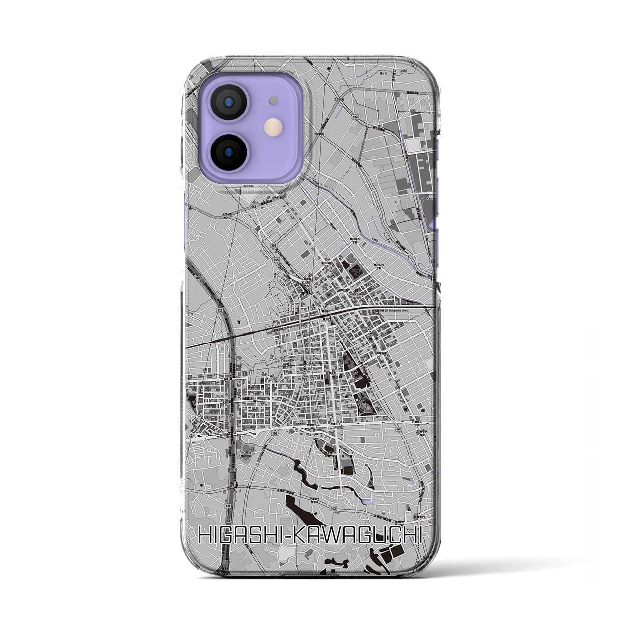 【東川口(埼玉県)】地図柄iPhoneケース(クリアタイプ)