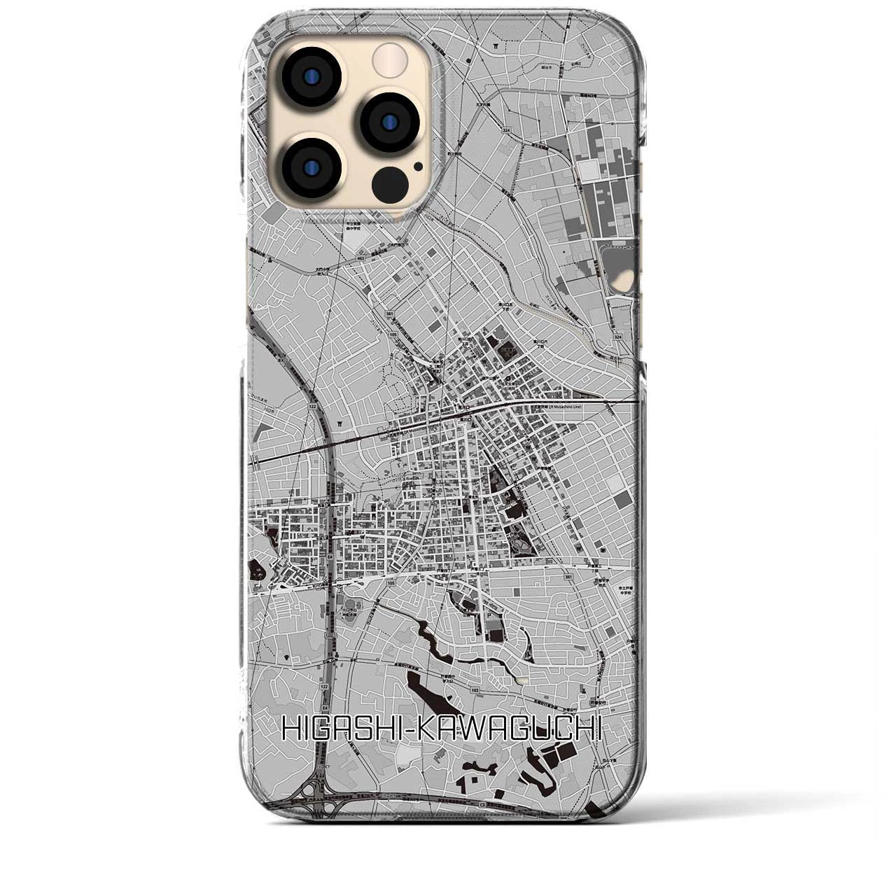 【東川口(埼玉県)】地図柄iPhoneケース(クリアタイプ)