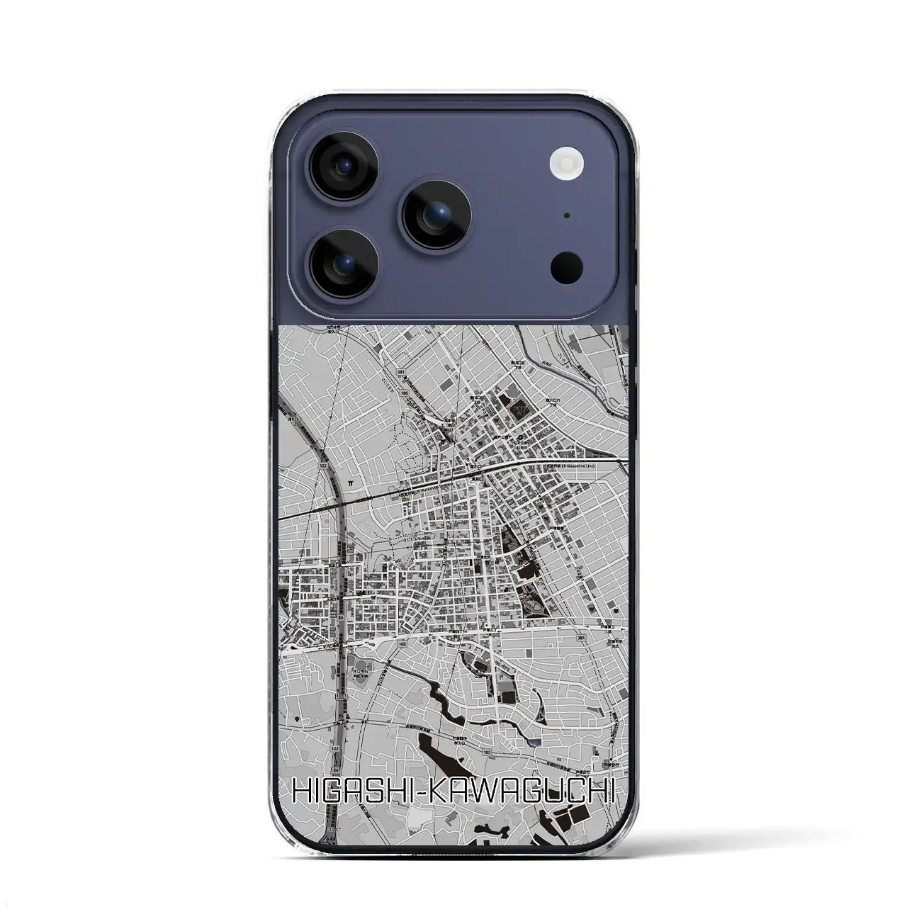 【東川口(埼玉県)】地図柄iPhoneケース(クリアタイプ)