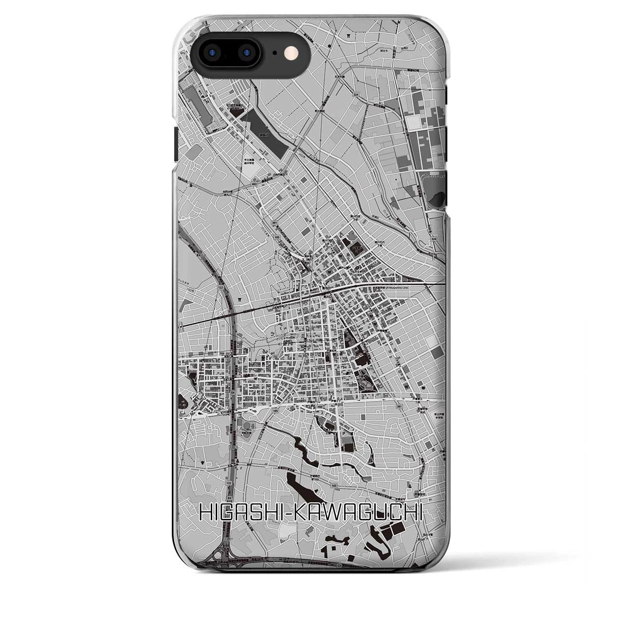 【東川口(埼玉県)】地図柄iPhoneケース(クリアタイプ)