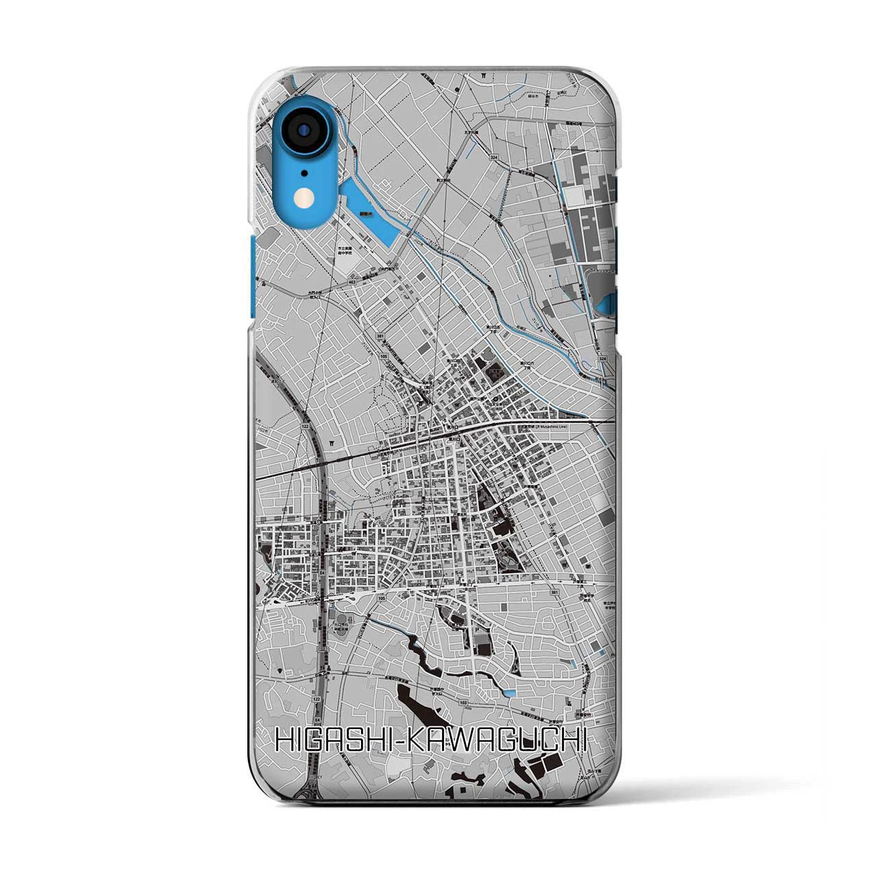 【東川口(埼玉県)】地図柄iPhoneケース(クリアタイプ)