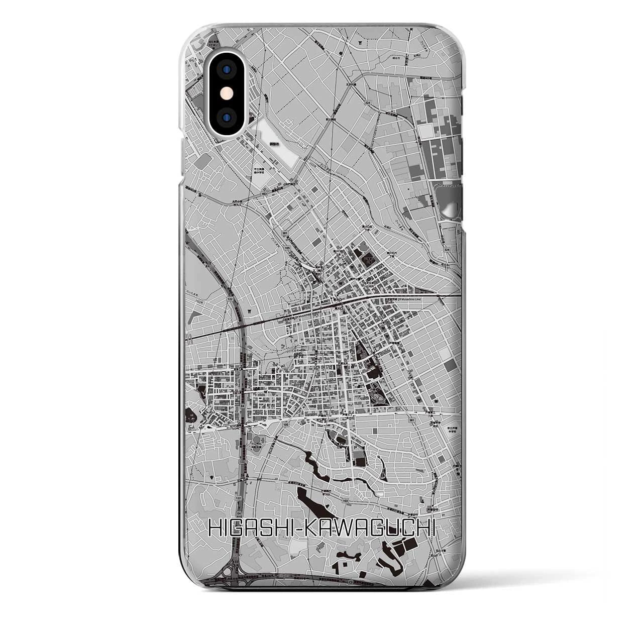 【東川口(埼玉県)】地図柄iPhoneケース(クリアタイプ)