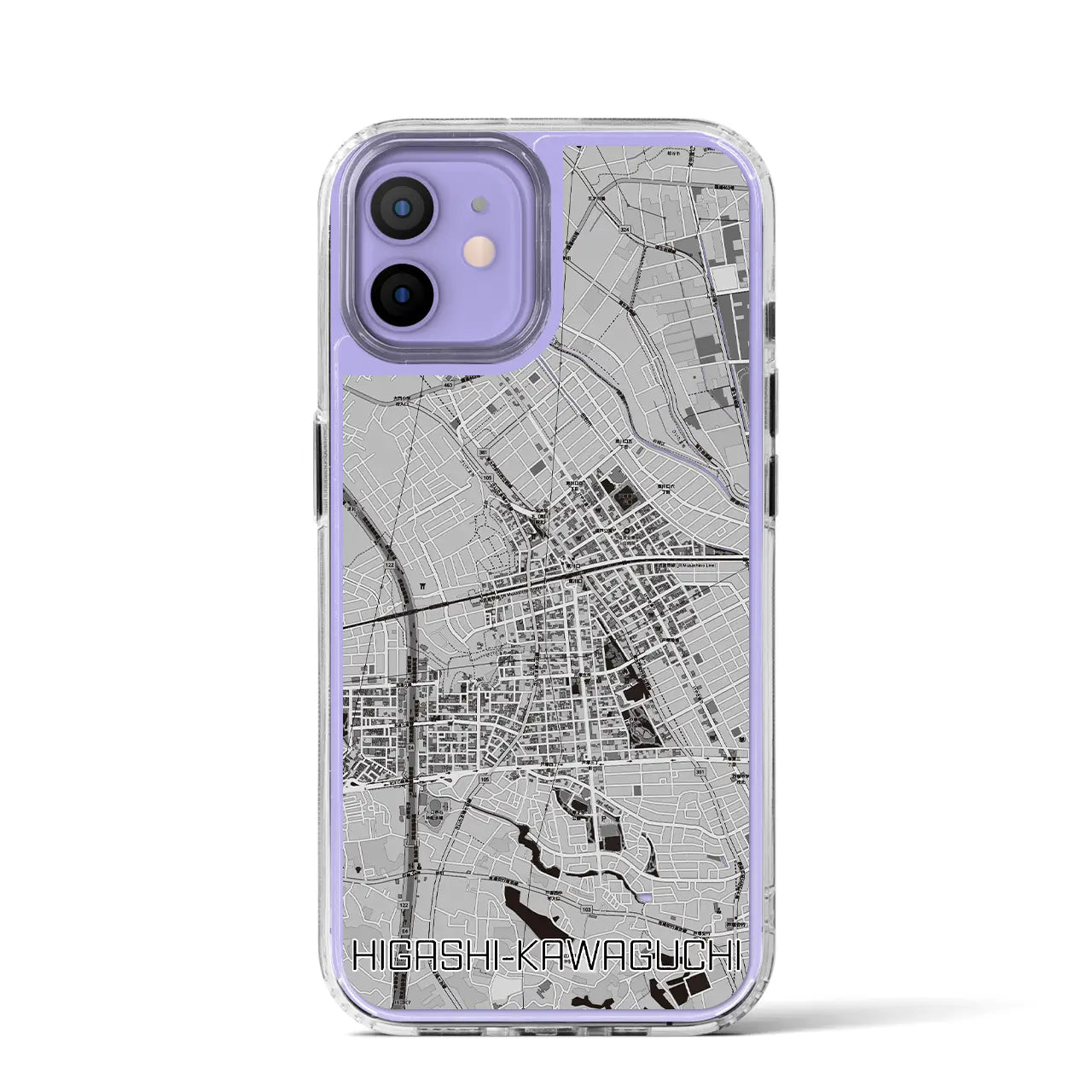 【東川口(埼玉県)】地図柄iPhoneケース(MagSafeタイプ)