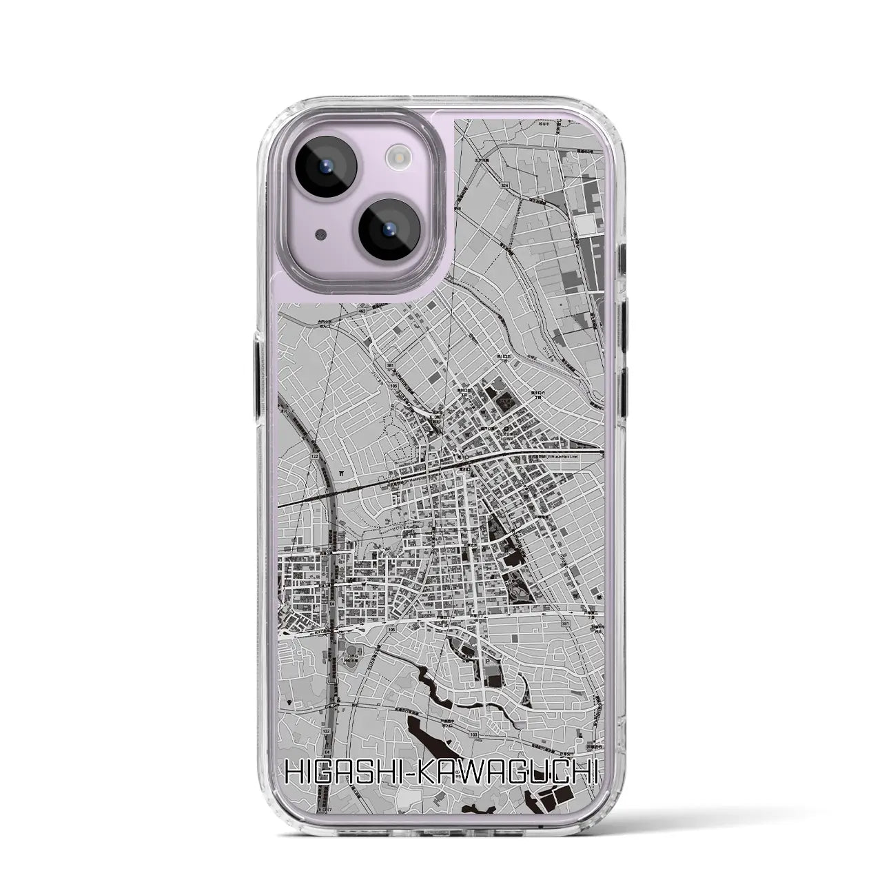 【東川口(埼玉県)】地図柄iPhoneケース(MagSafeタイプ)