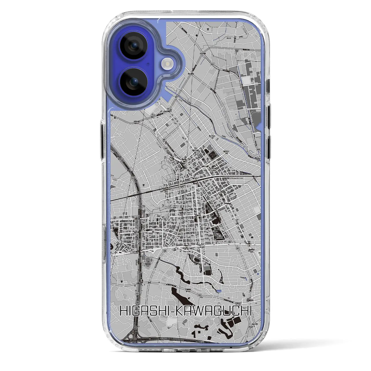 【東川口(埼玉県)】地図柄iPhoneケース(MagSafeタイプ)
