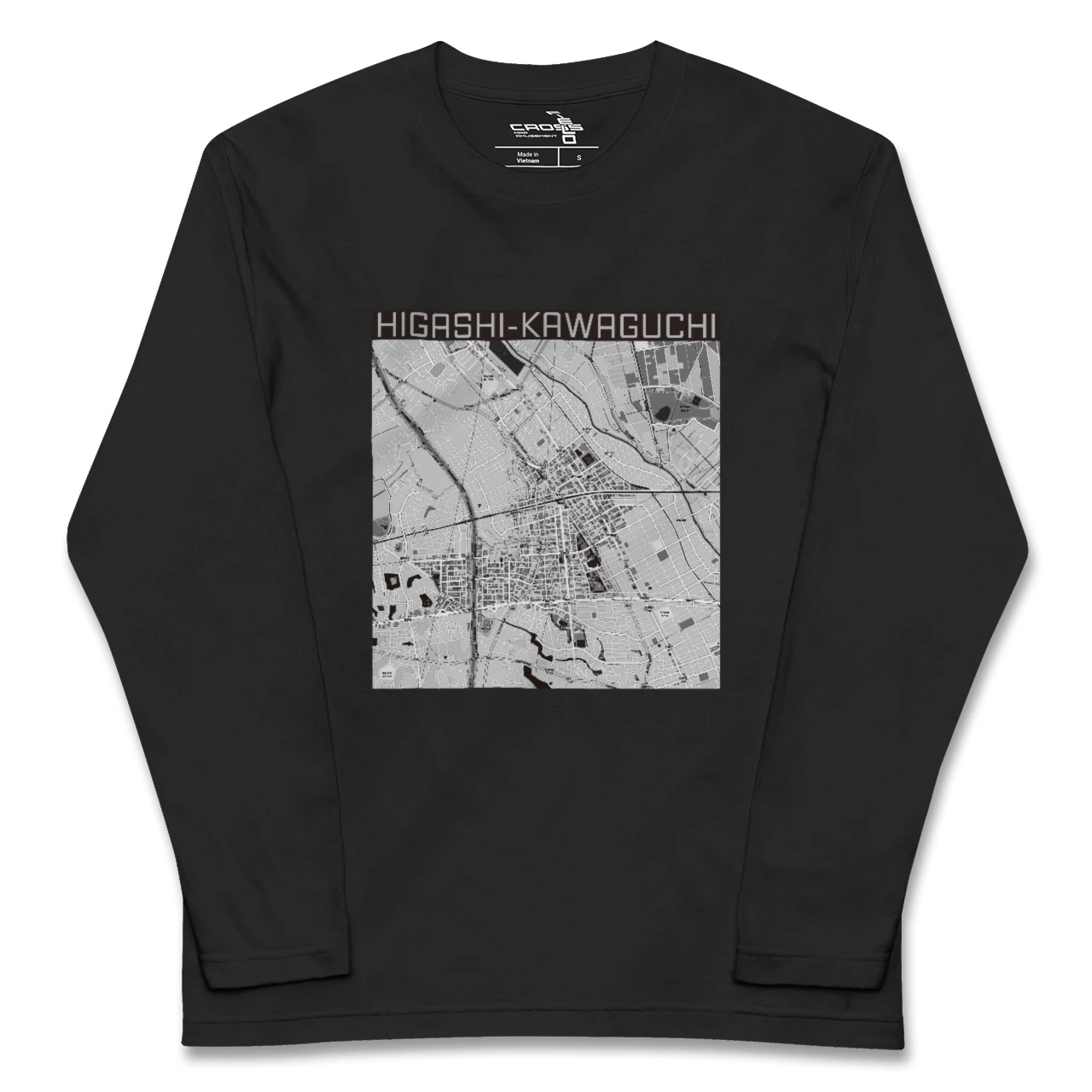 【東川口(埼玉県)】地図柄ロングスリーブTシャツ