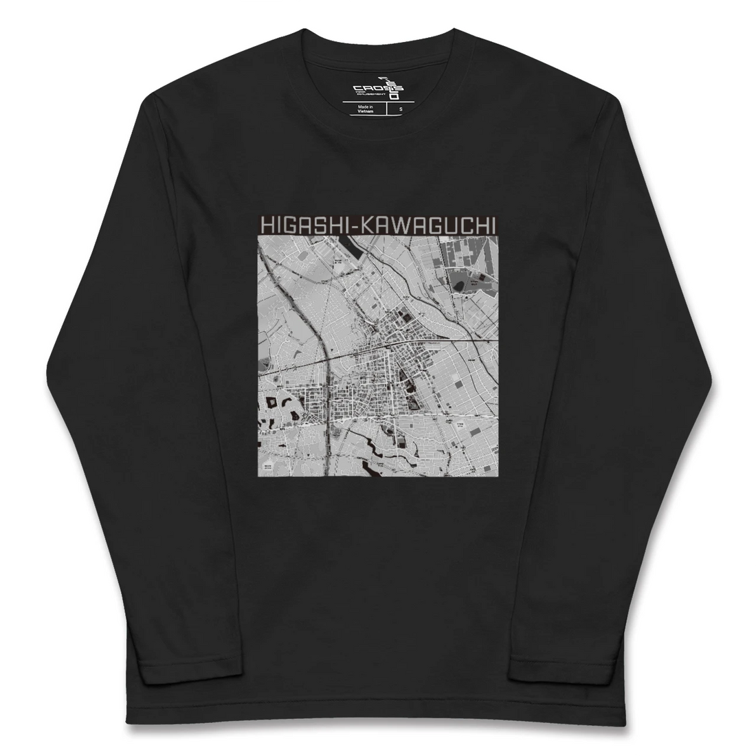 【東川口(埼玉県)】地図柄ロングスリーブTシャツ