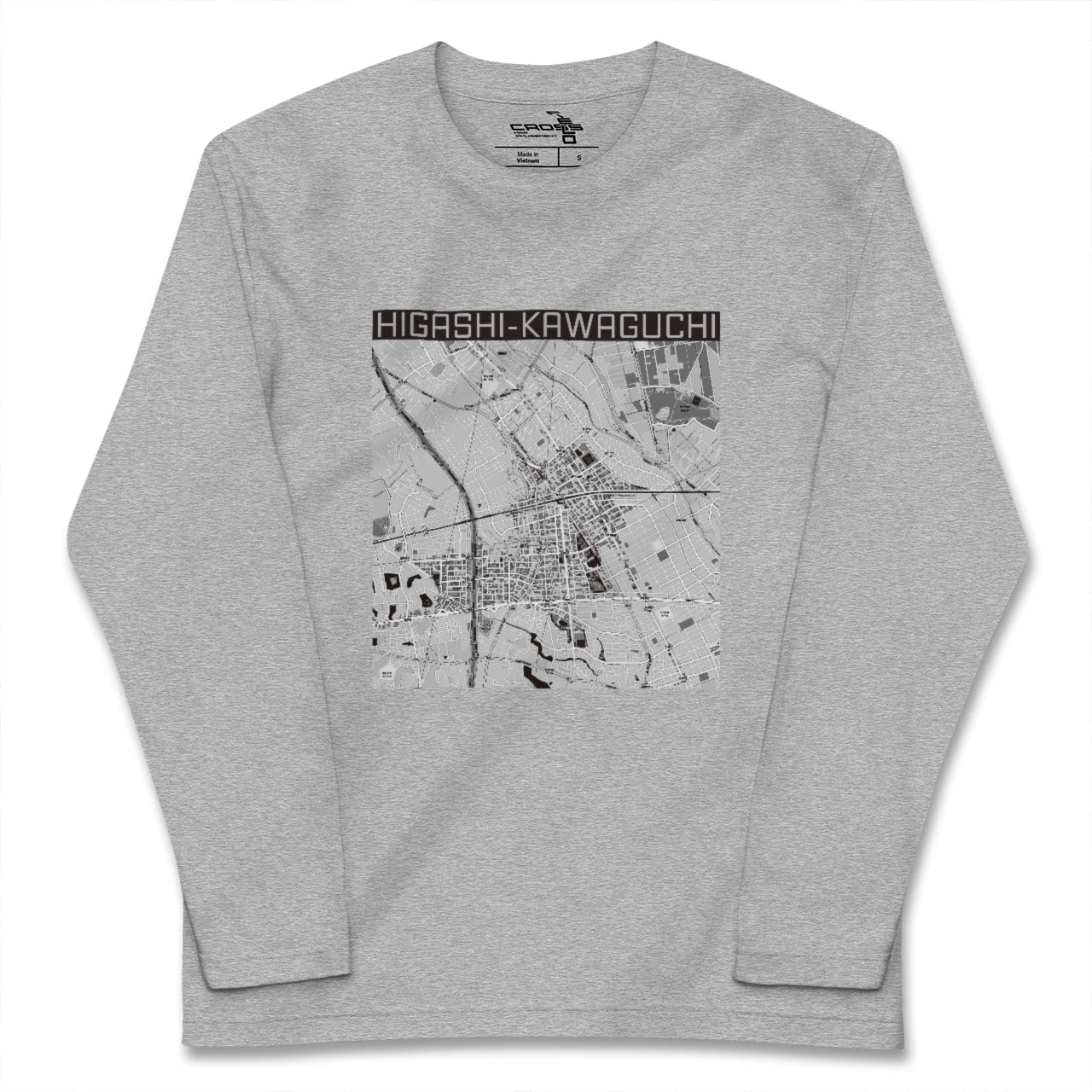 【東川口(埼玉県)】地図柄ロングスリーブTシャツ