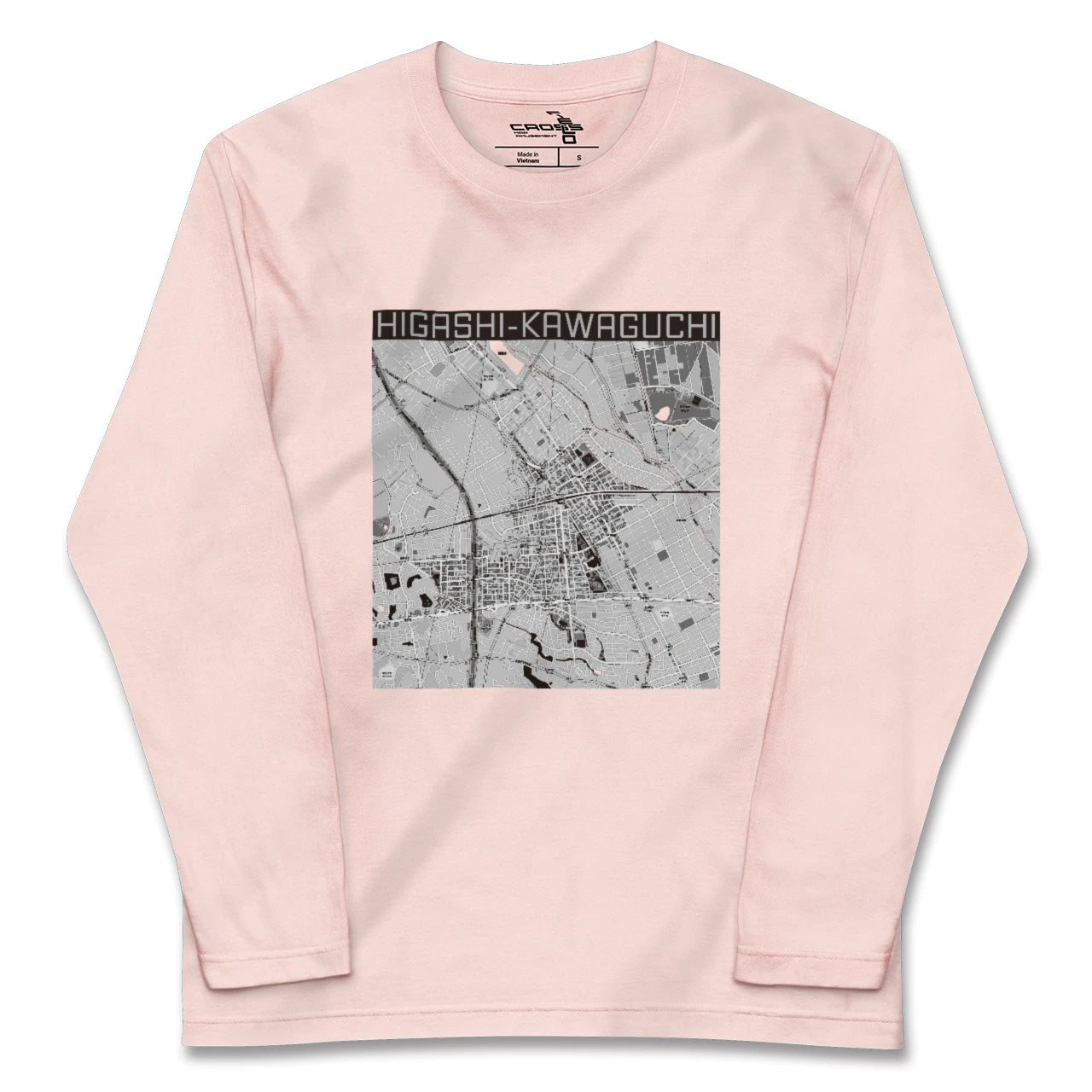 【東川口(埼玉県)】地図柄ロングスリーブTシャツ