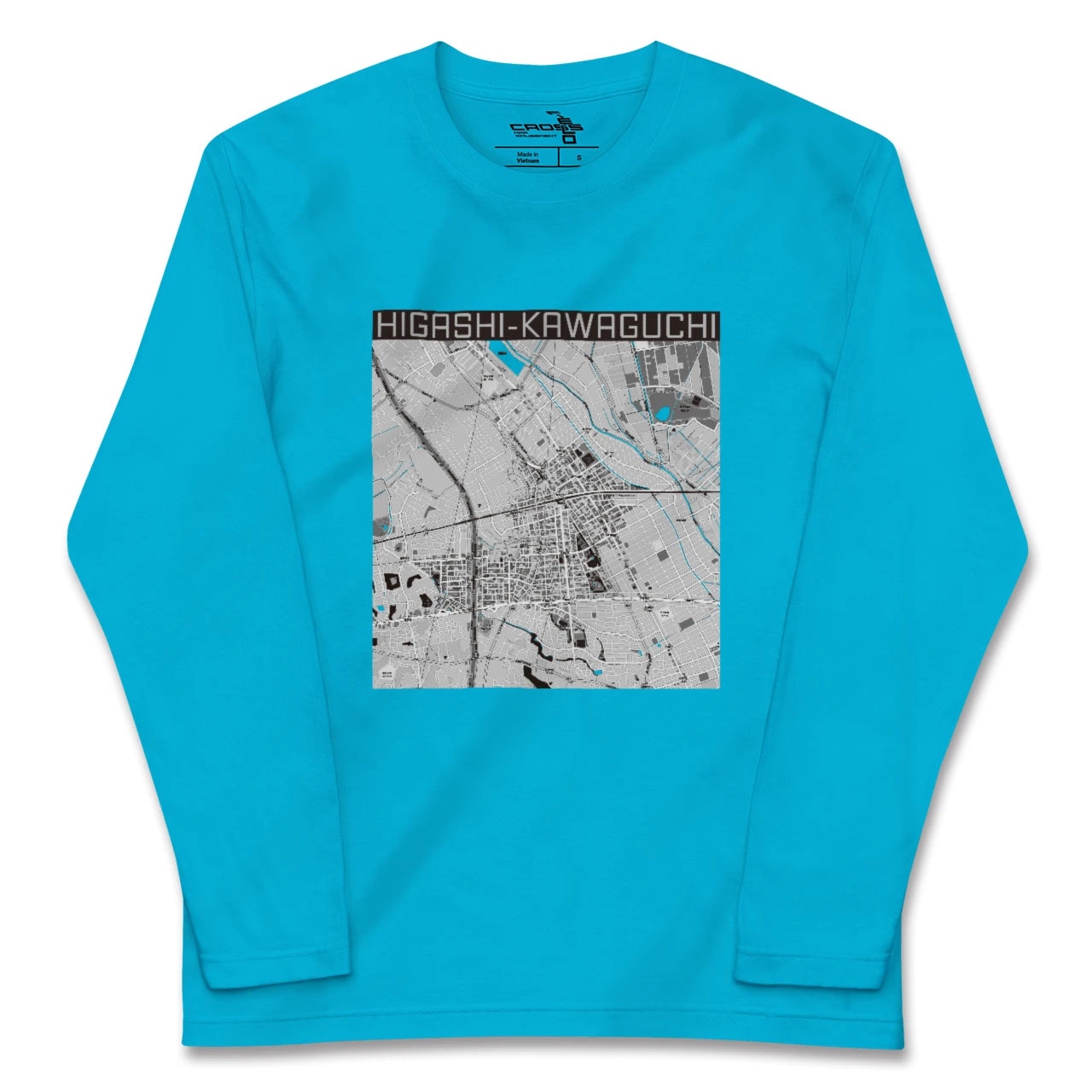 【東川口(埼玉県)】地図柄ロングスリーブTシャツ