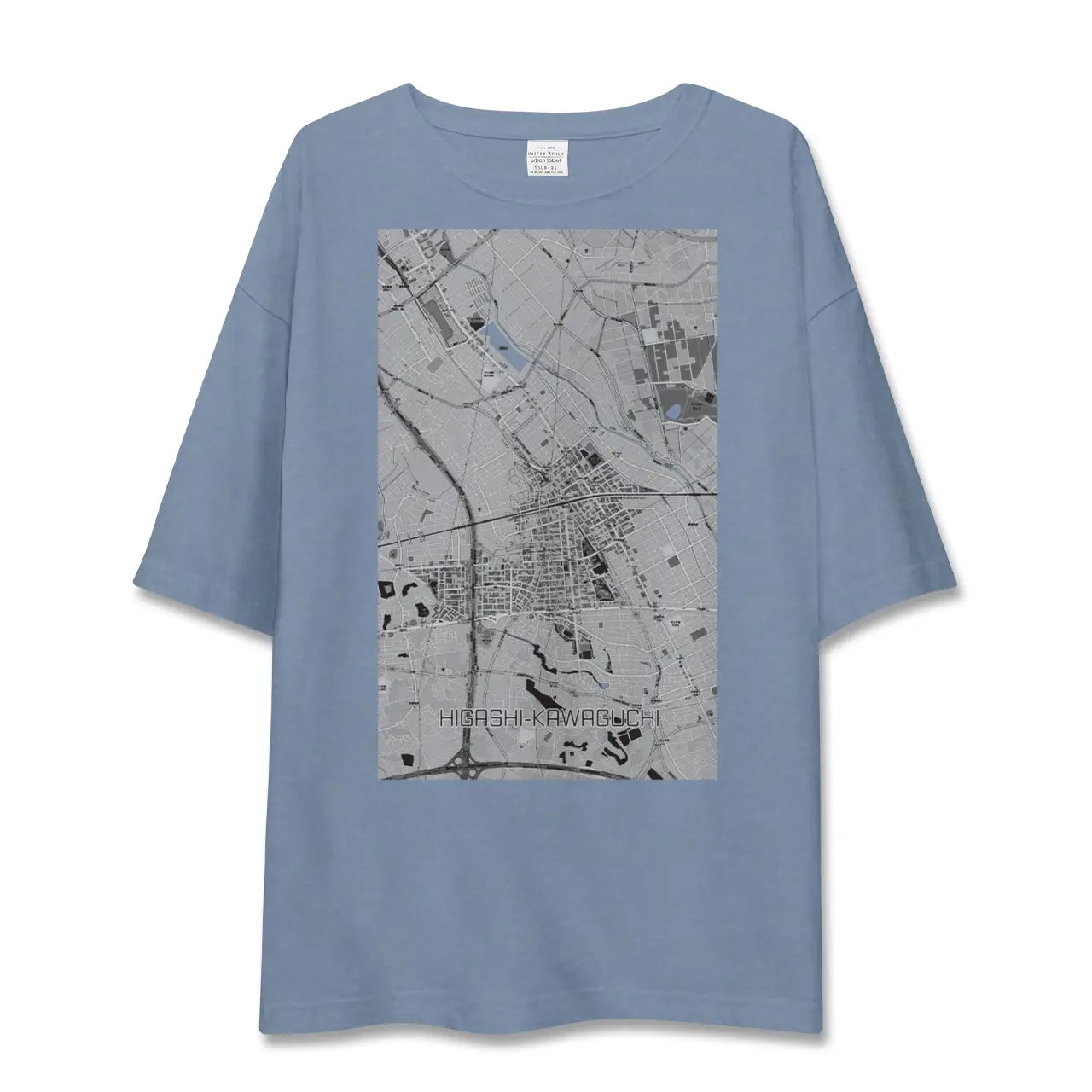 【東川口(埼玉県)】地図柄ビッグシルエットTシャツ