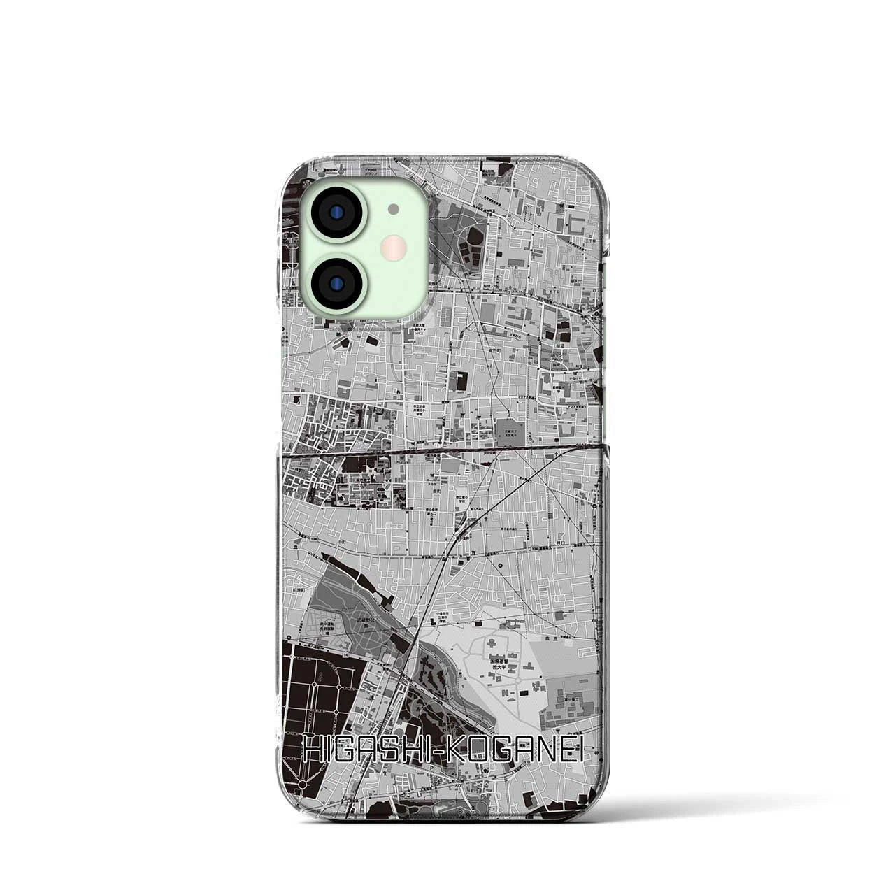 【東小金井(東京都)】地図柄iPhoneケース(クリアタイプ)