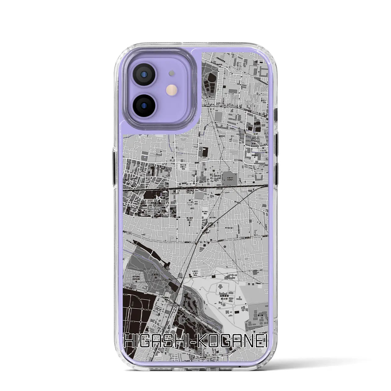 【東小金井(東京都)】地図柄iPhoneケース(MagSafeタイプ)