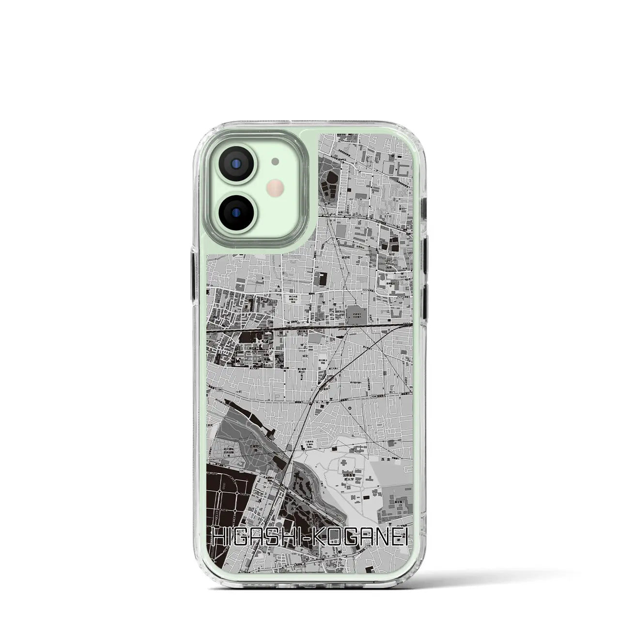 【東小金井(東京都)】地図柄iPhoneケース(MagSafeタイプ)