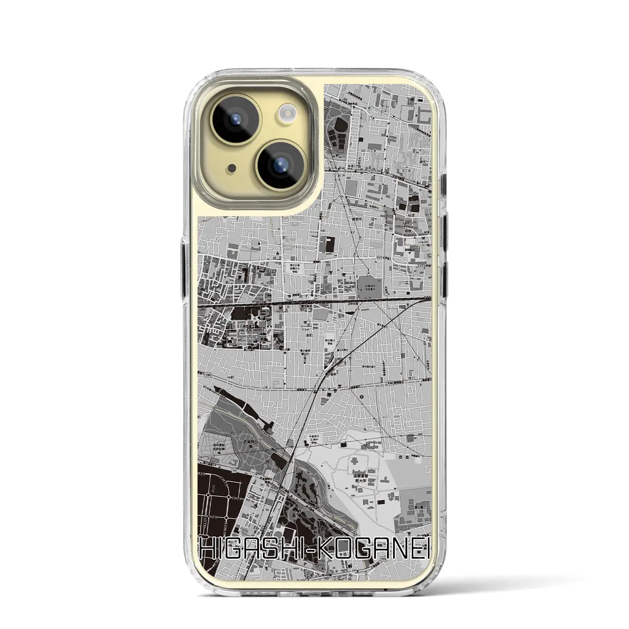 【東小金井(東京都)】地図柄iPhoneケース(MagSafeタイプ)