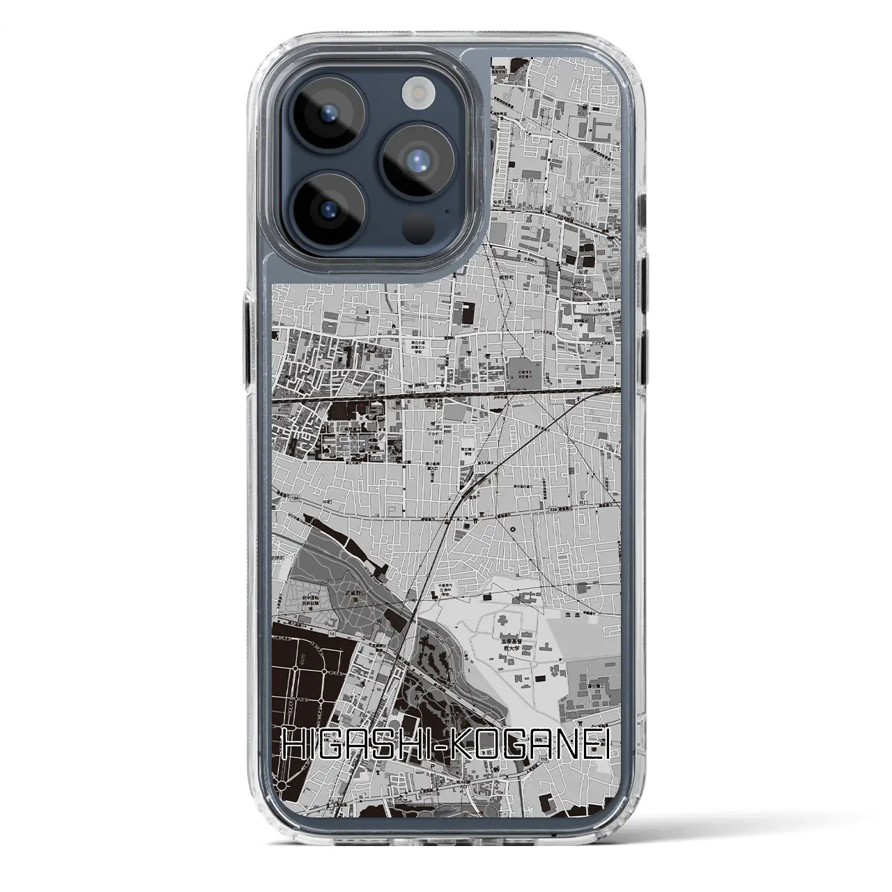 【東小金井(東京都)】地図柄iPhoneケース(MagSafeタイプ)