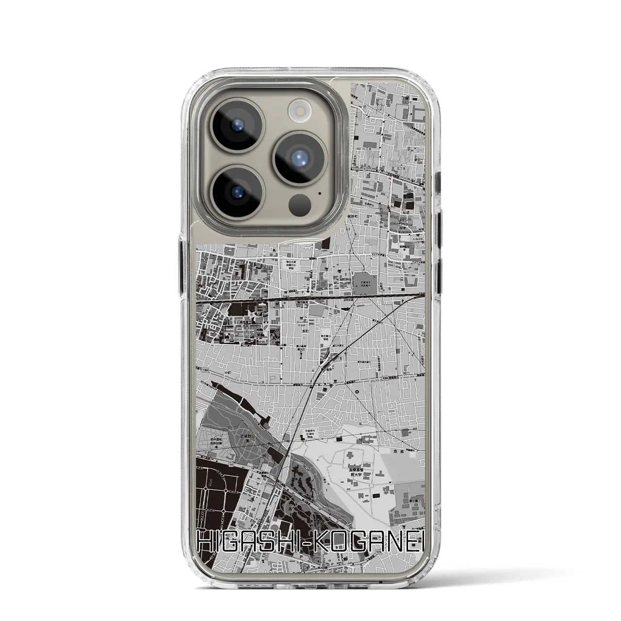 【東小金井(東京都)】地図柄iPhoneケース(MagSafeタイプ)