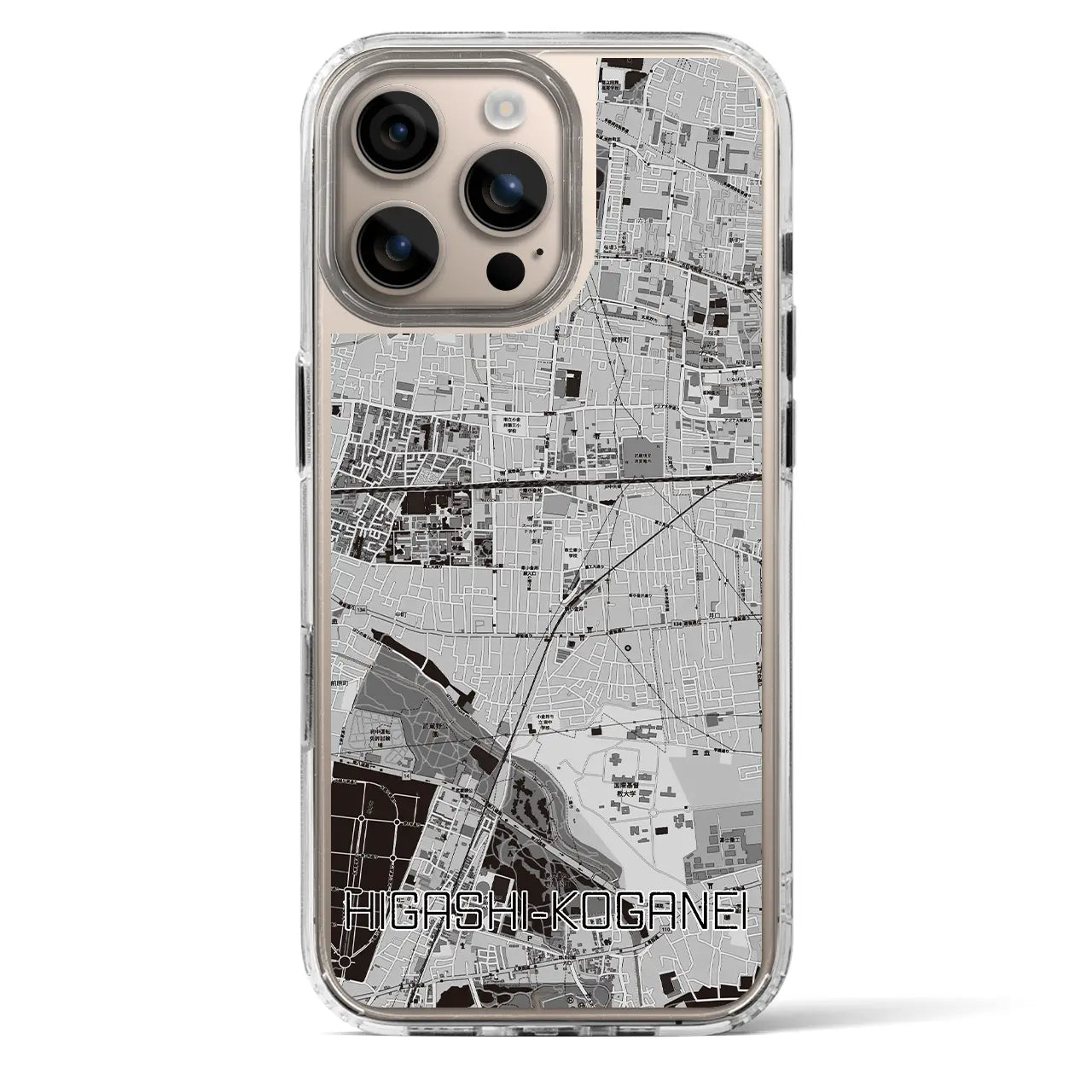 【東小金井(東京都)】地図柄iPhoneケース(MagSafeタイプ)