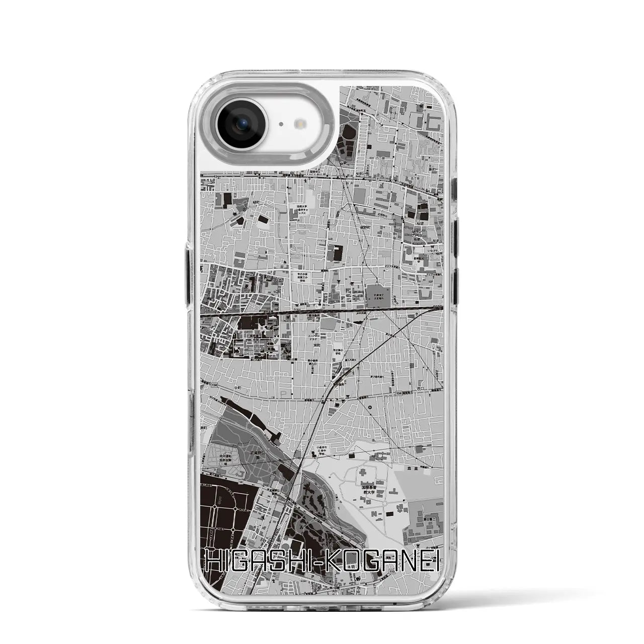 【東小金井(東京都)】地図柄iPhoneケース(MagSafeタイプ)