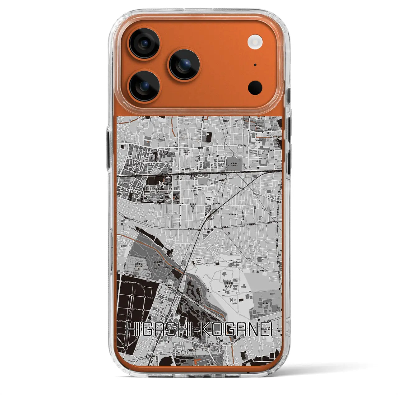 【東小金井(東京都)】地図柄iPhoneケース(MagSafeタイプ)