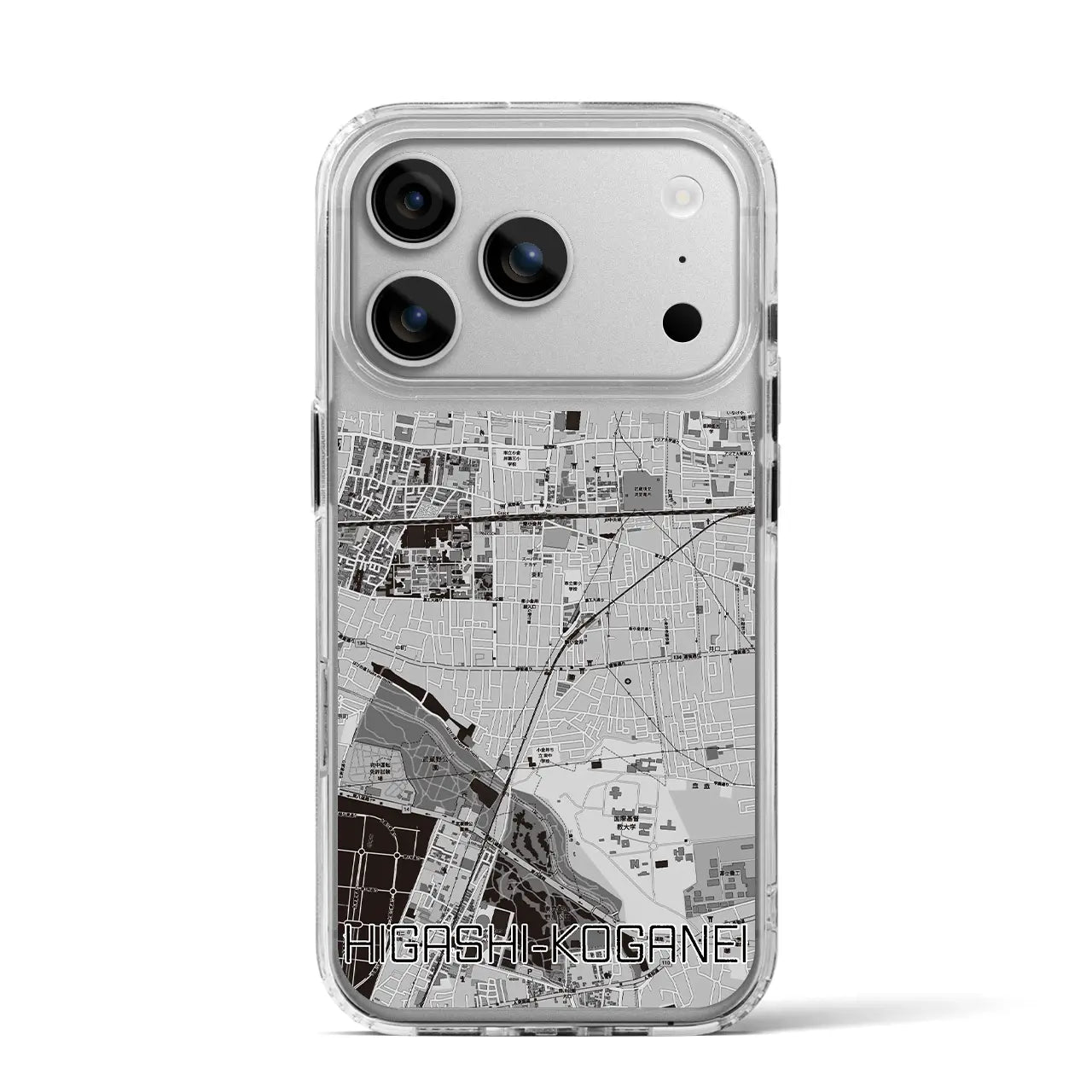 【東小金井(東京都)】地図柄iPhoneケース(MagSafeタイプ)