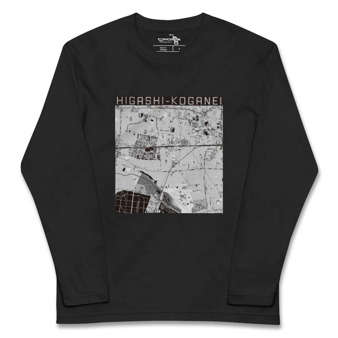 【東小金井(東京都)】地図柄ロングスリーブTシャツ