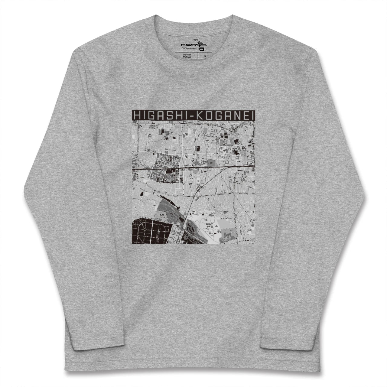 【東小金井(東京都)】地図柄ロングスリーブTシャツ