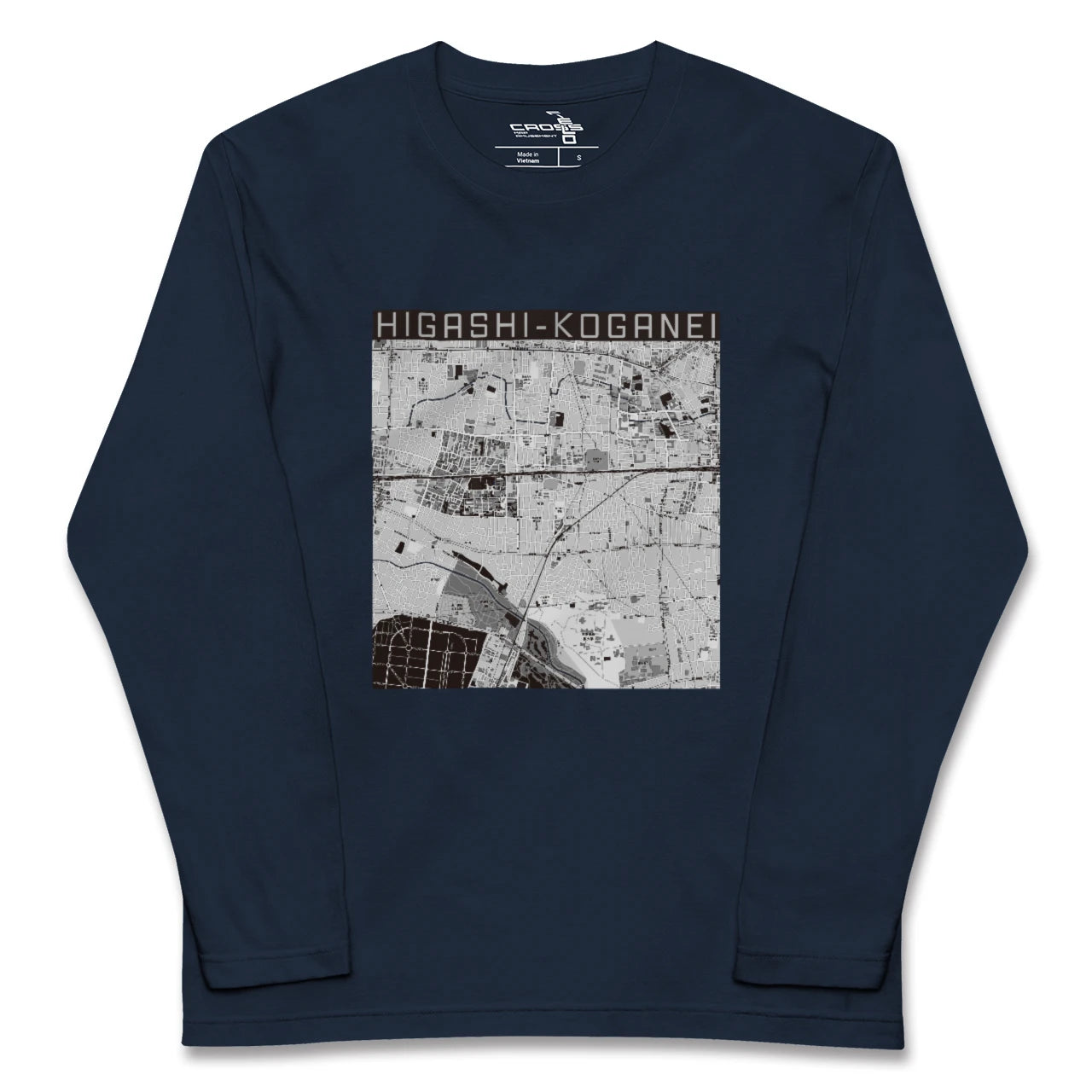 【東小金井(東京都)】地図柄ロングスリーブTシャツ