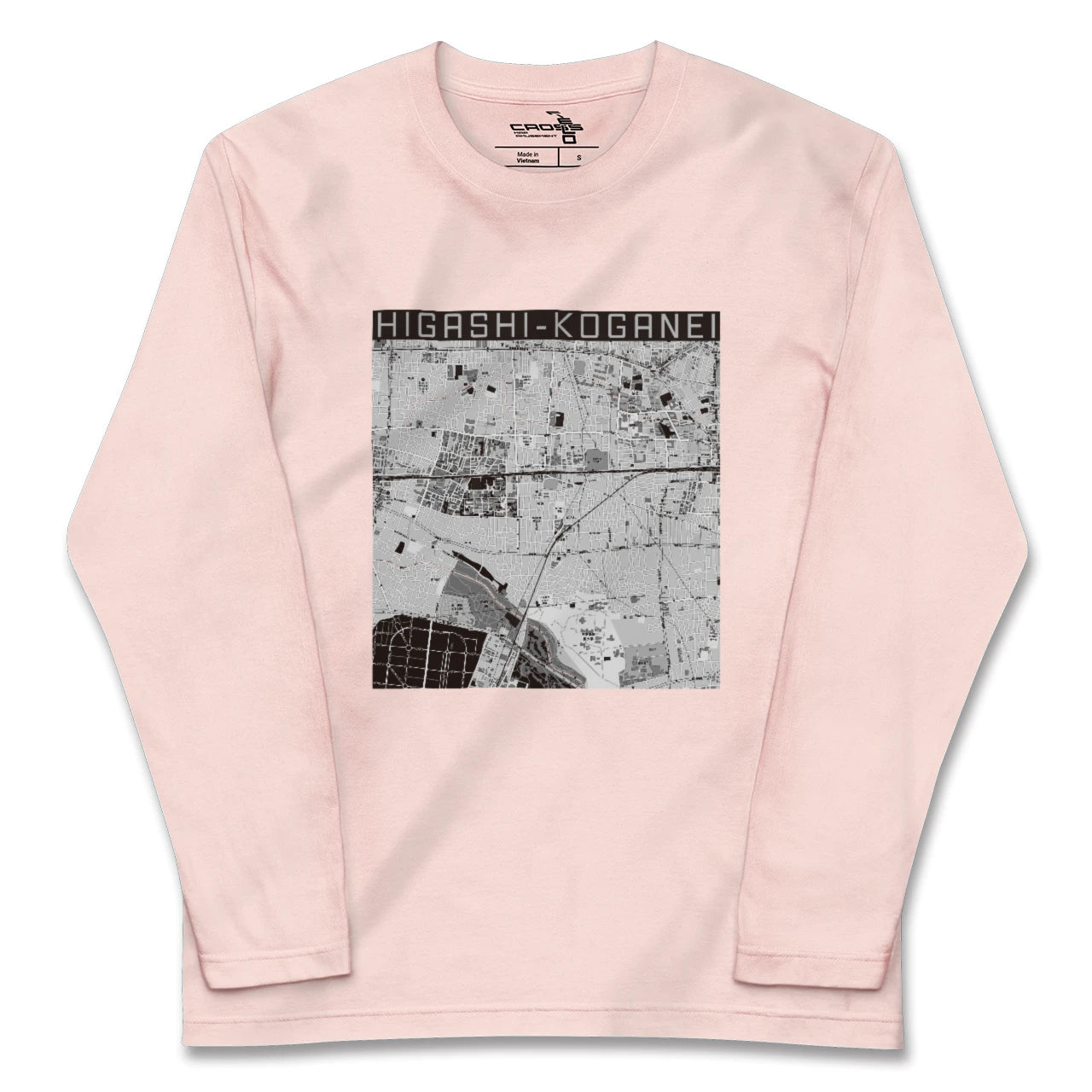 【東小金井(東京都)】地図柄ロングスリーブTシャツ