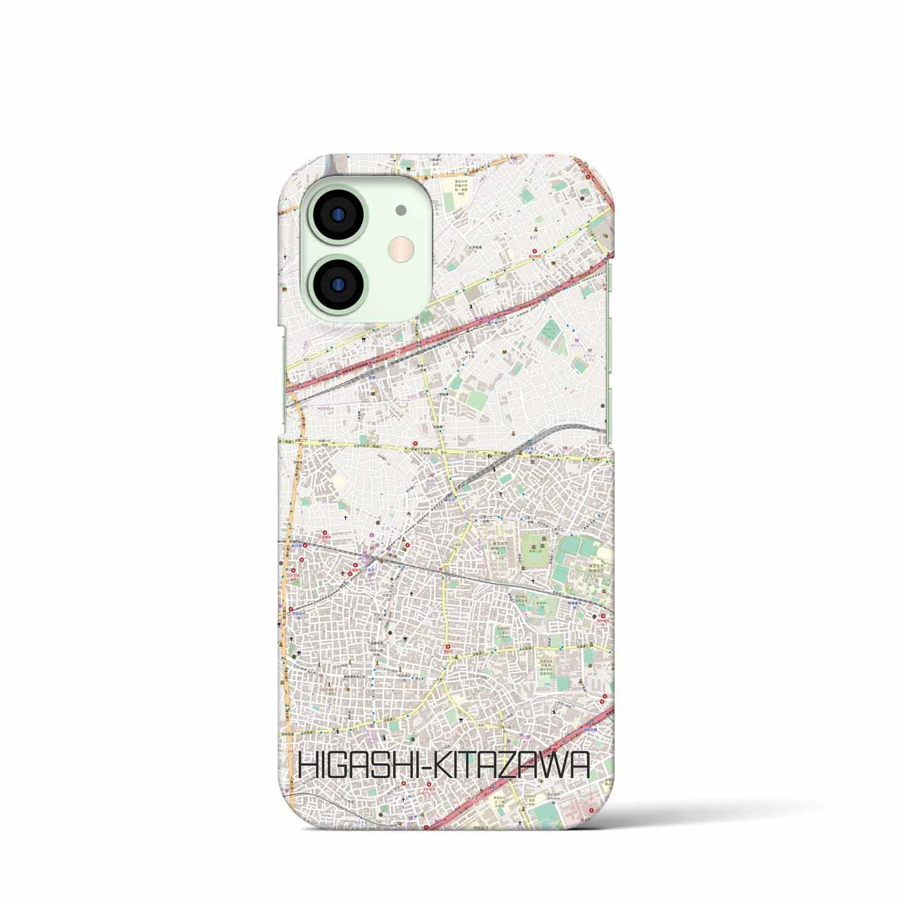 【東北沢(東京都)】地図柄iPhoneケース(バックカバータイプ)