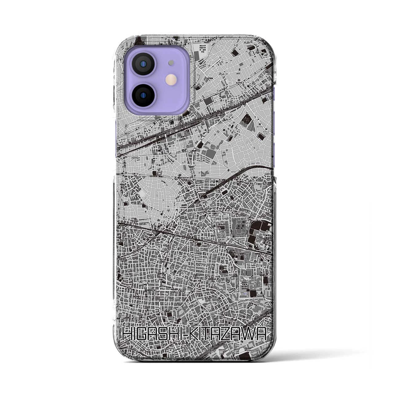 【東北沢(東京都)】地図柄iPhoneケース(クリアタイプ)