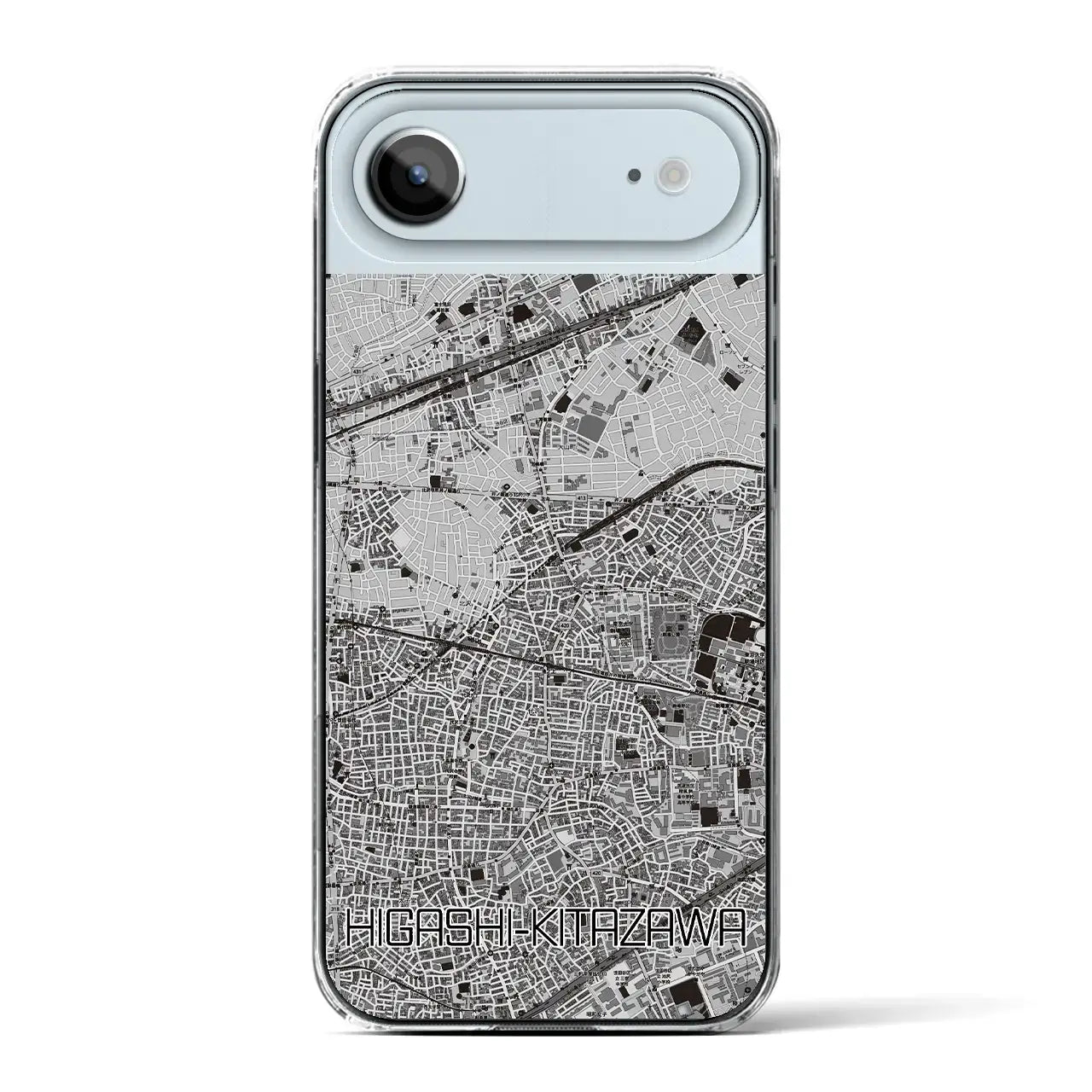 【東北沢(東京都)】地図柄iPhoneケース(クリアタイプ)